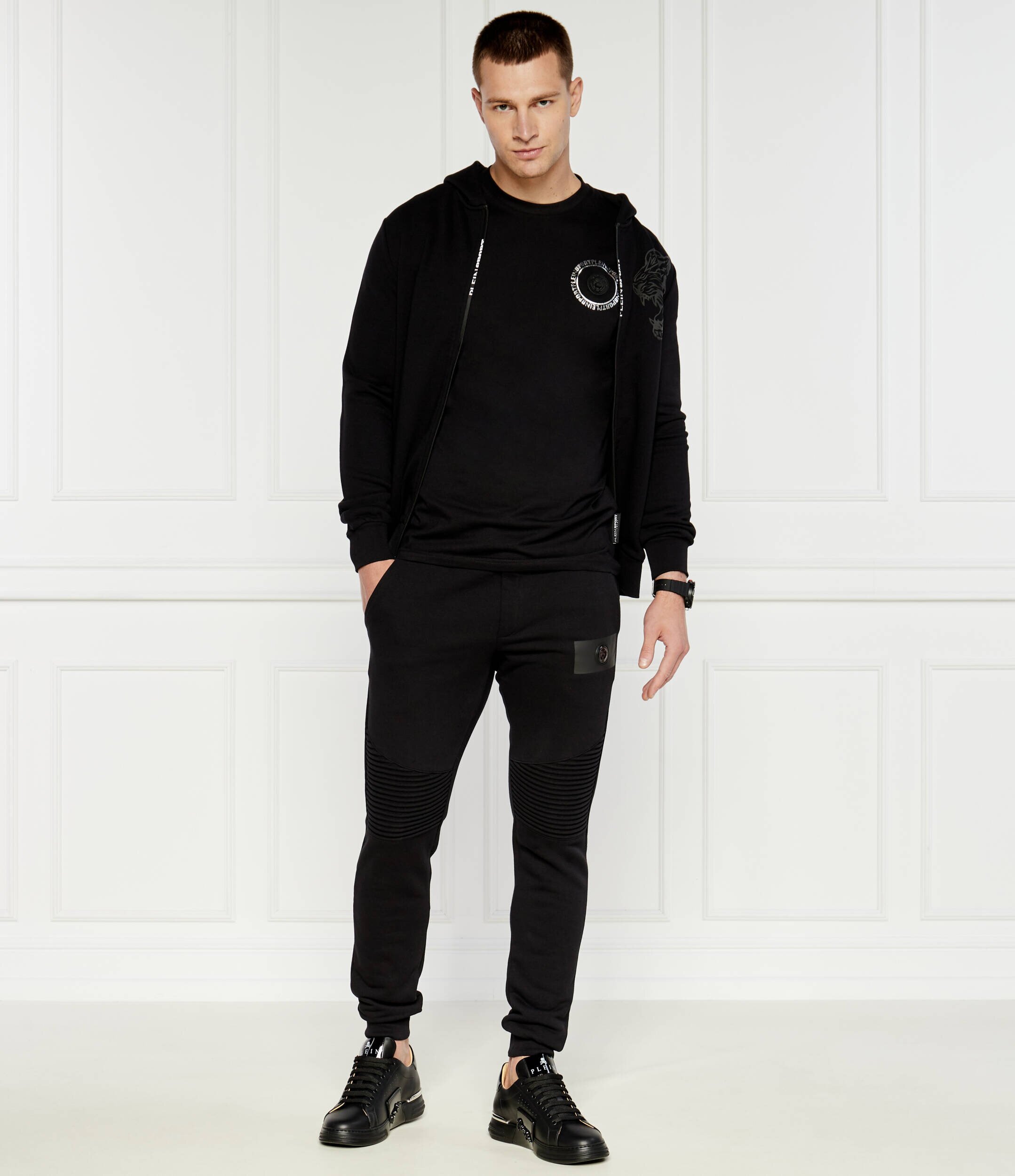 Plein Sport Tricou Carbon Tiger | Regular Fit