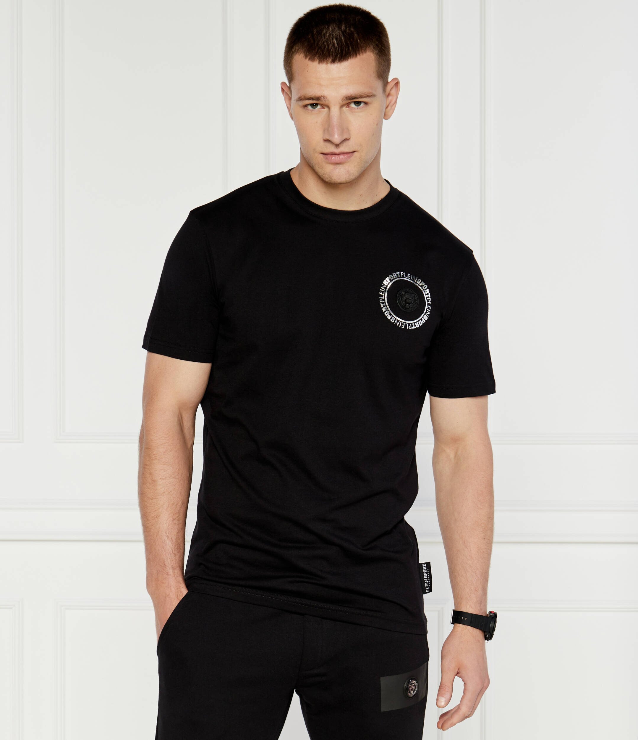Plein Sport Tricou Carbon Tiger | Regular Fit