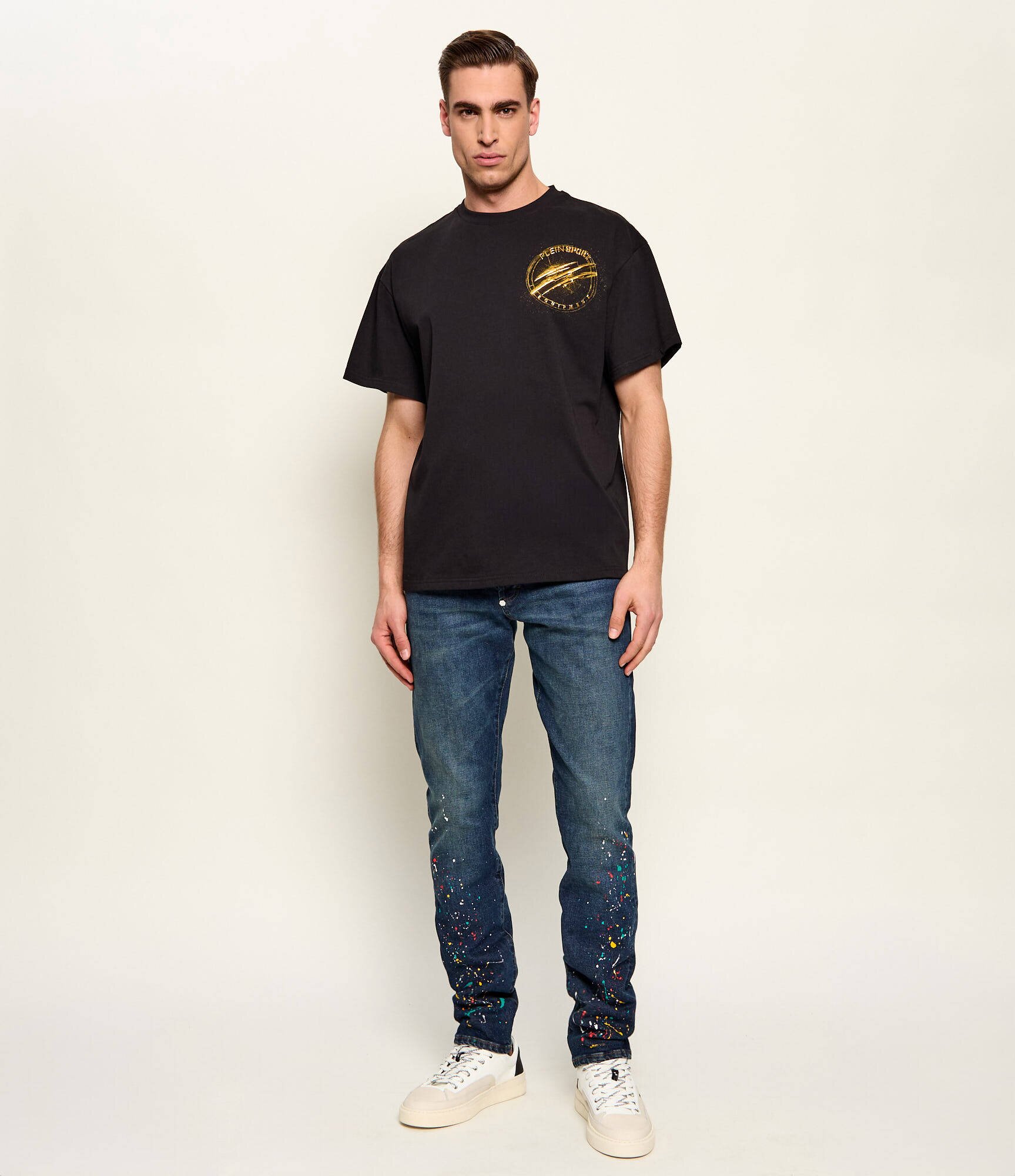 Plein Sport Tricou Chrome Scratch Edition | Relaxed fit