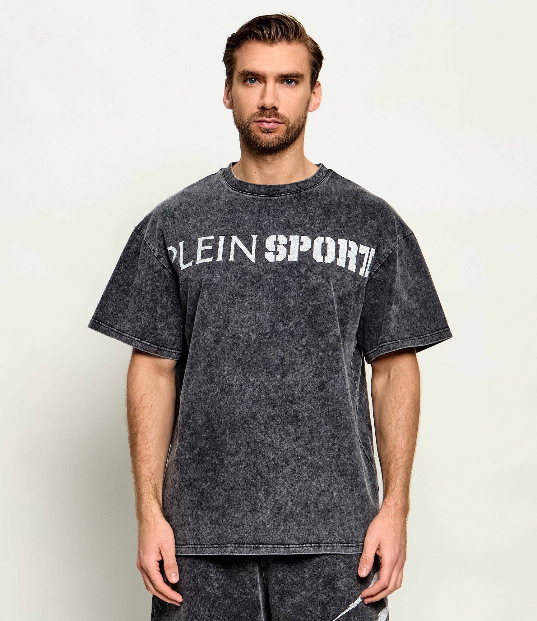 Plein Sport Tricou Crackle Scratch | Relaxed fit