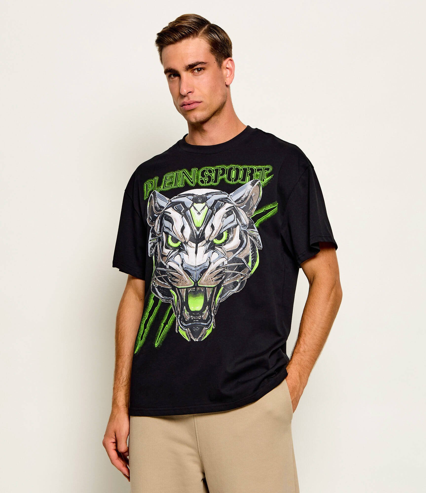 Plein Sport Tricou Fluo Tiger | regular fit