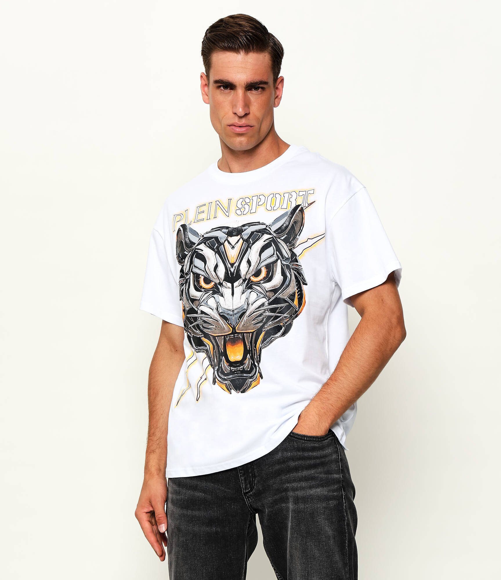 Plein Sport Tricou Fluo Tiger | regular fit