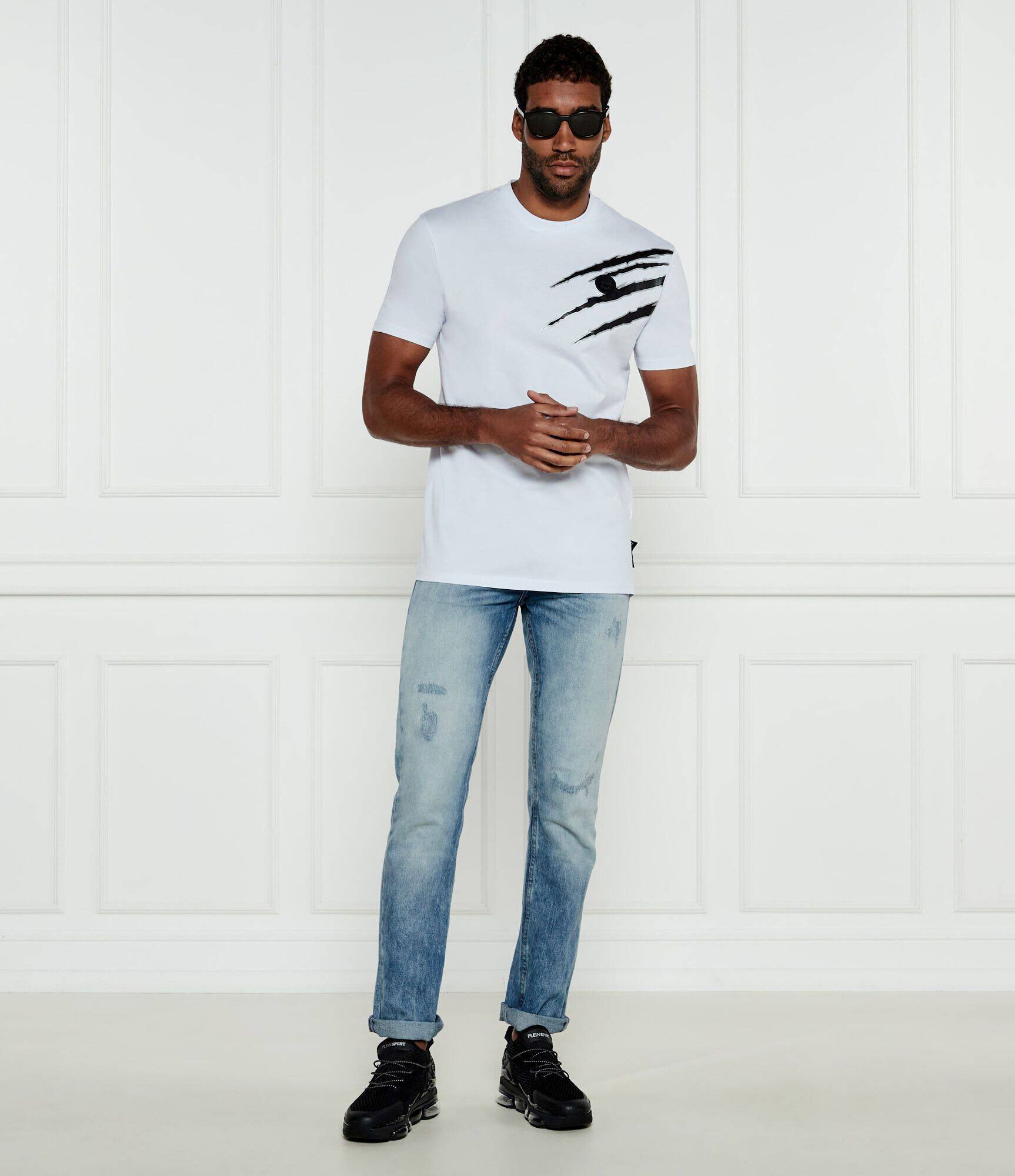 Plein Sport Tricou Lamina Scratch | Loose fit