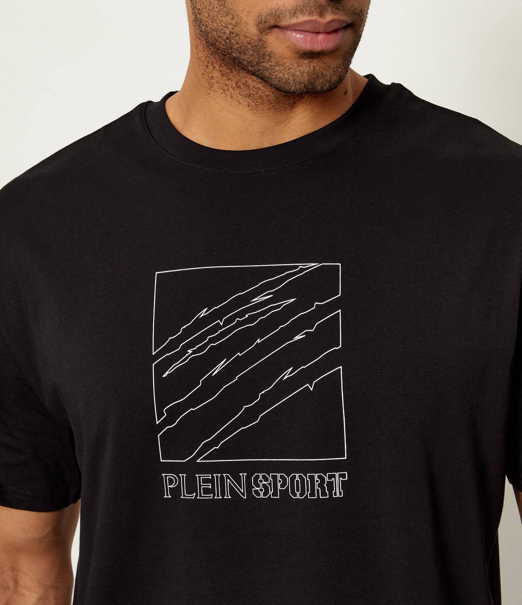 Plein Sport Tricou Scratch Logo | Loose fit