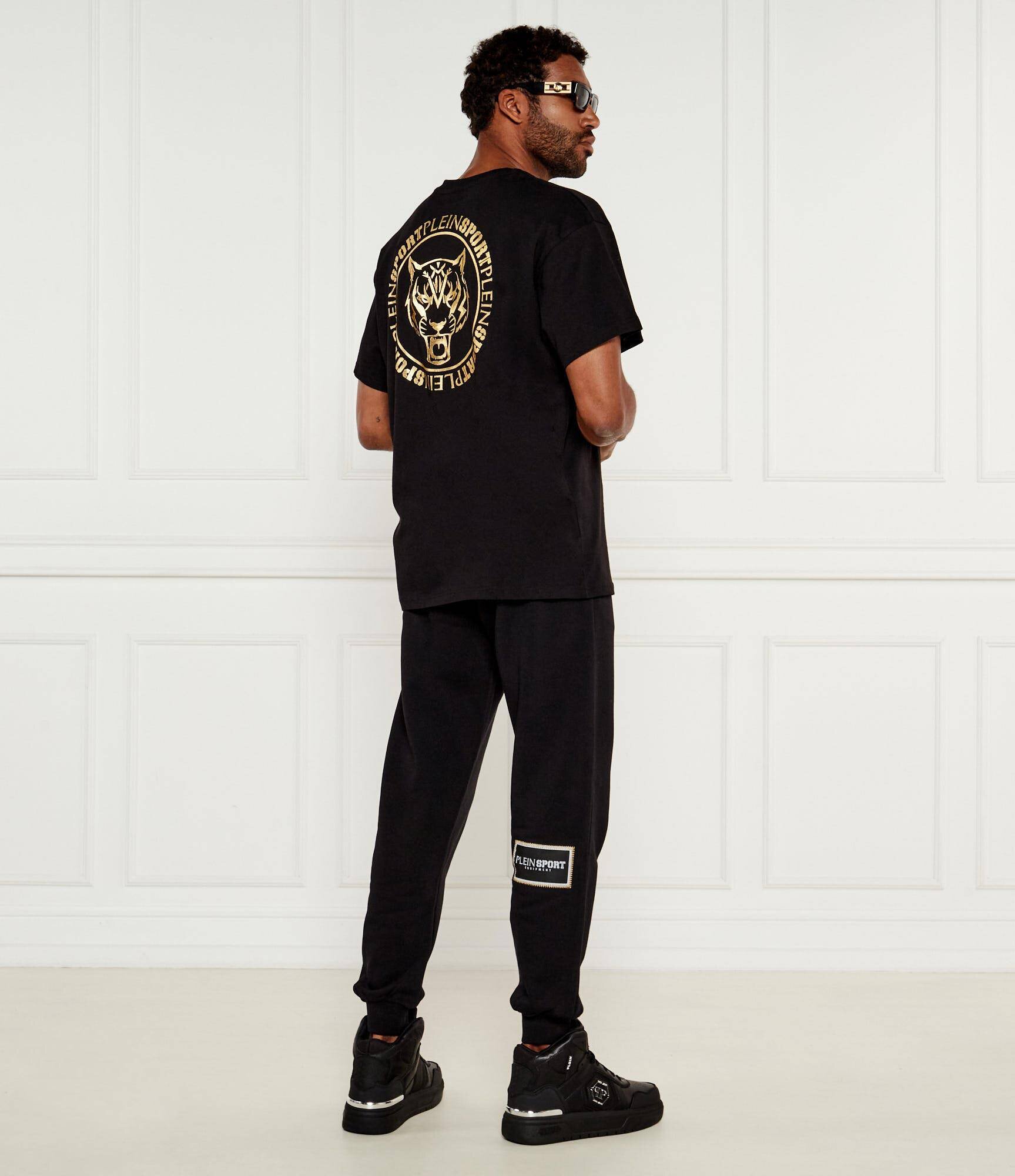 Plein Sport Tricou SS Label | Loose fit