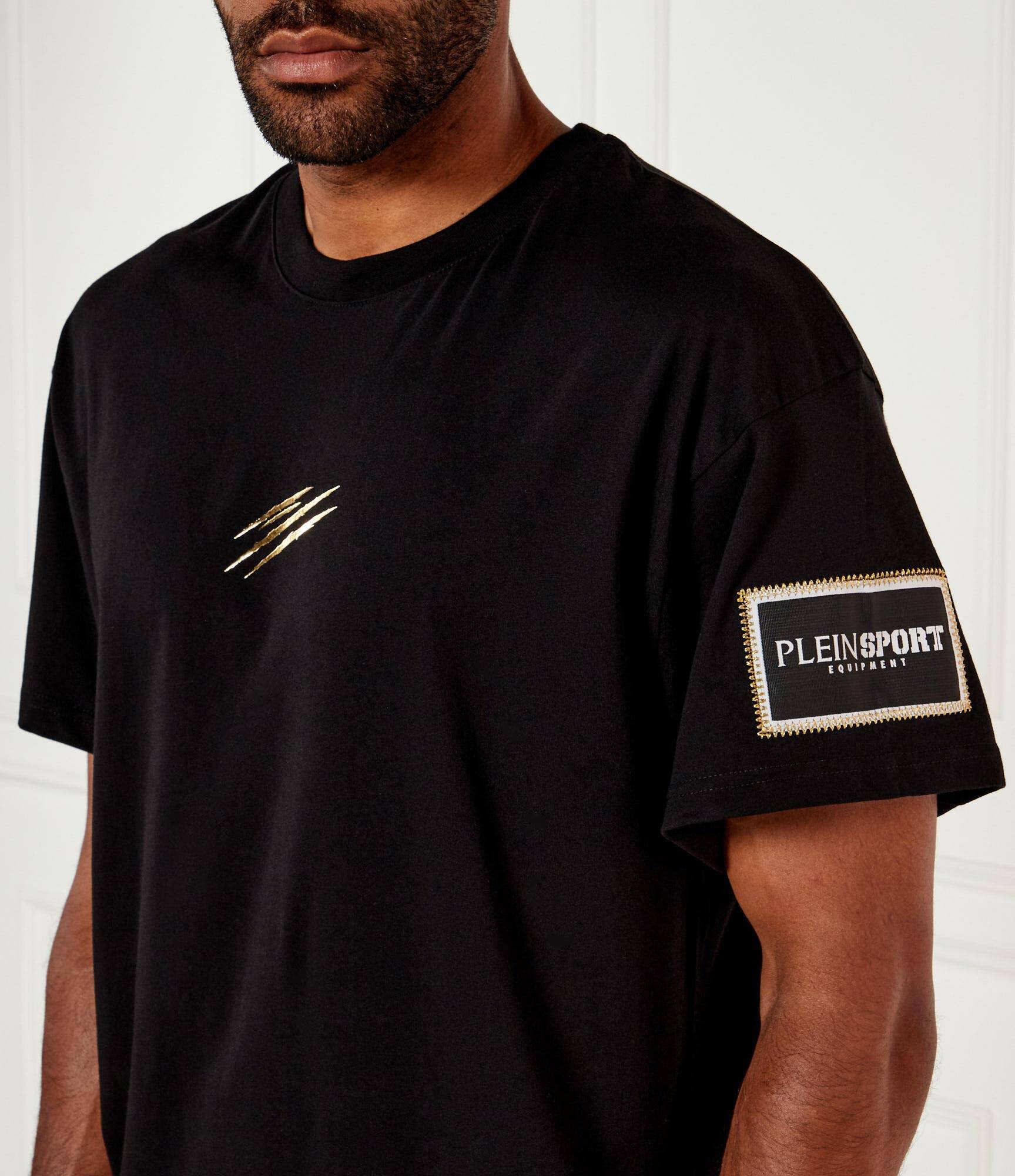 Plein Sport Tricou SS Label | Loose fit