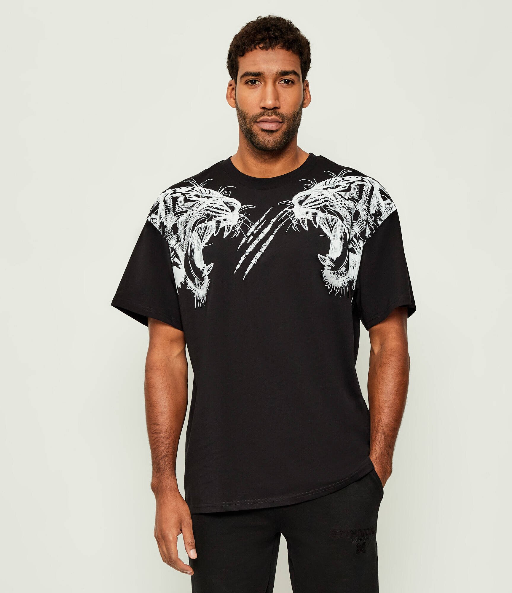 Plein Sport Tricou Tiger Line | Loose fit