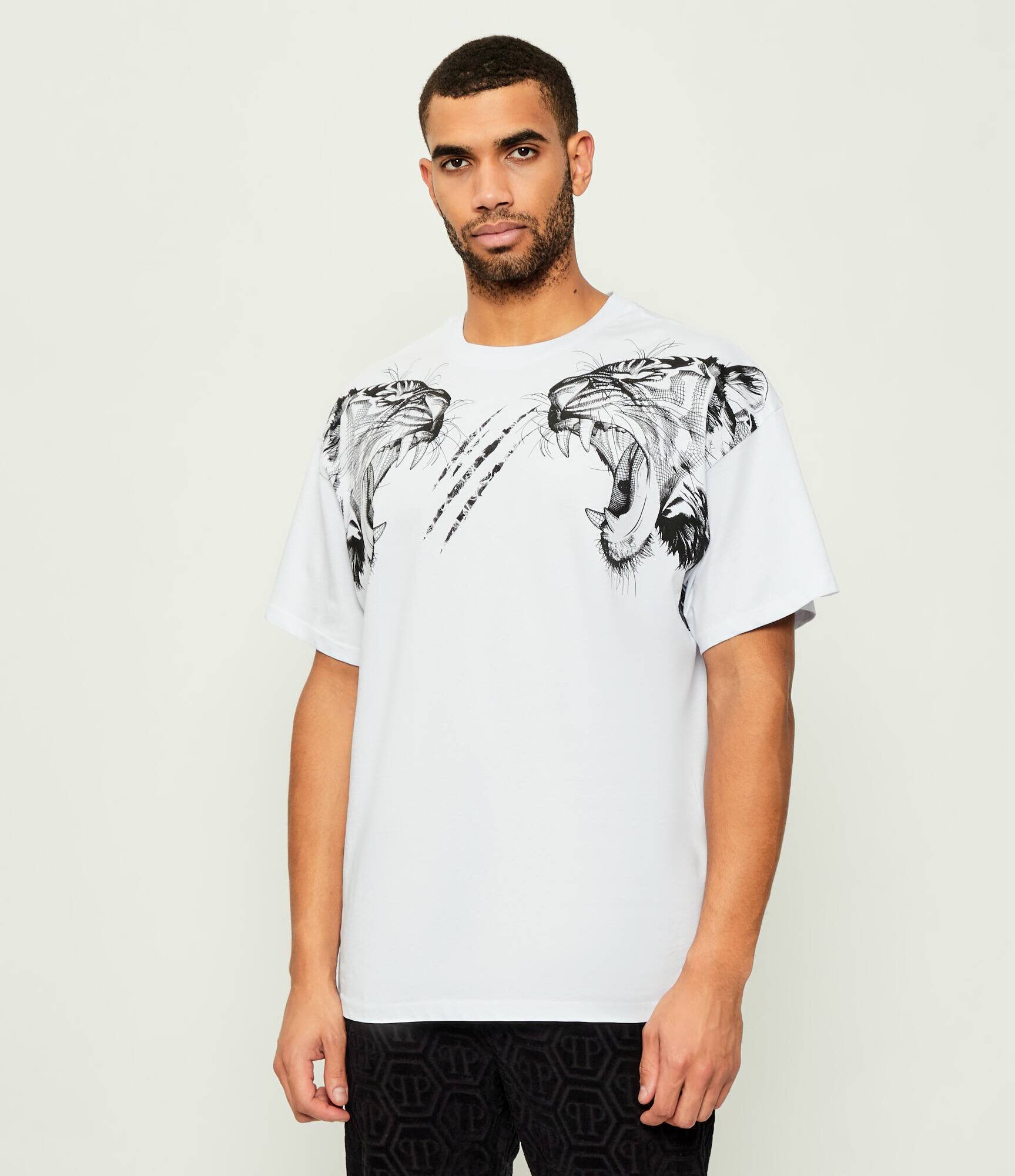 Plein Sport Tricou Tiger Line | Loose fit