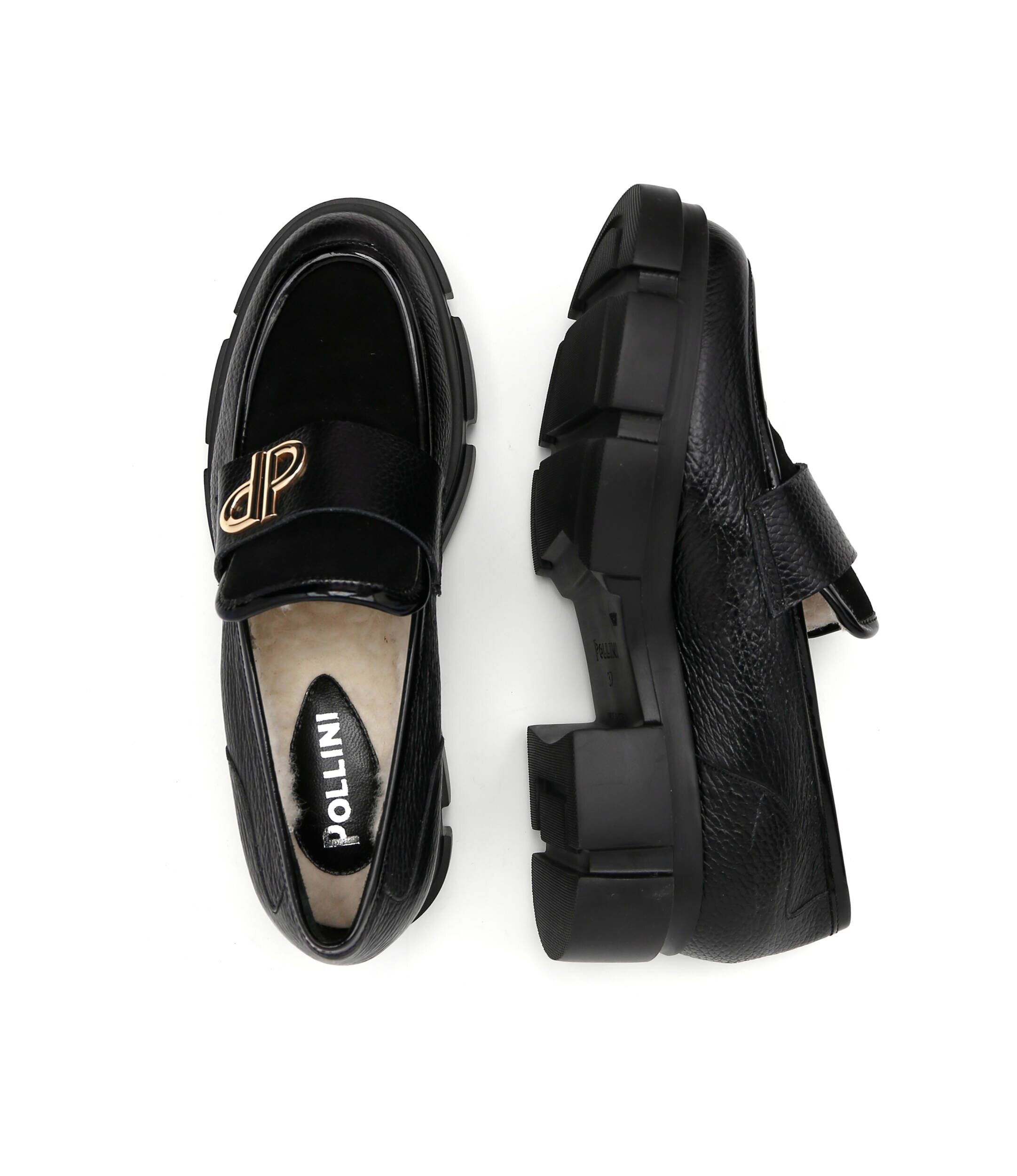 Pollini De piele mocasini