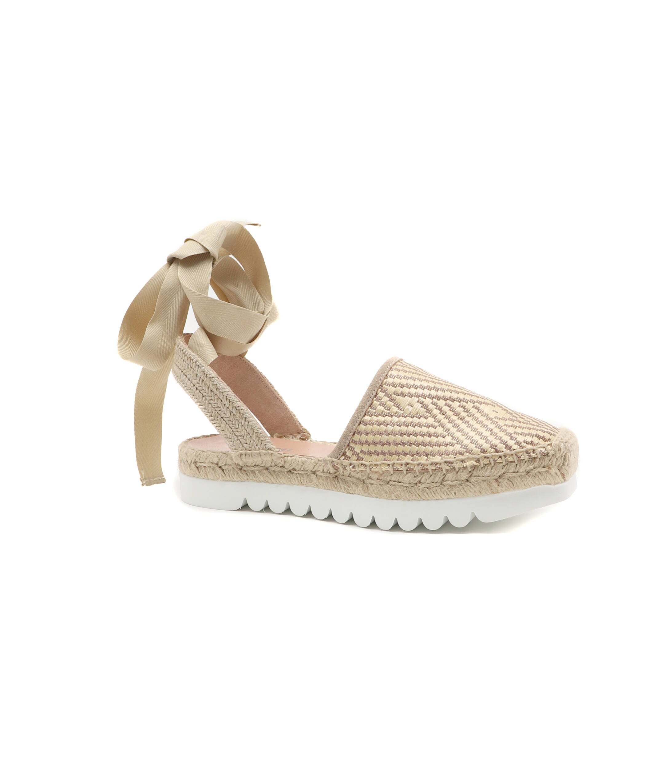 Pollini Espadrile cu adaos de piele