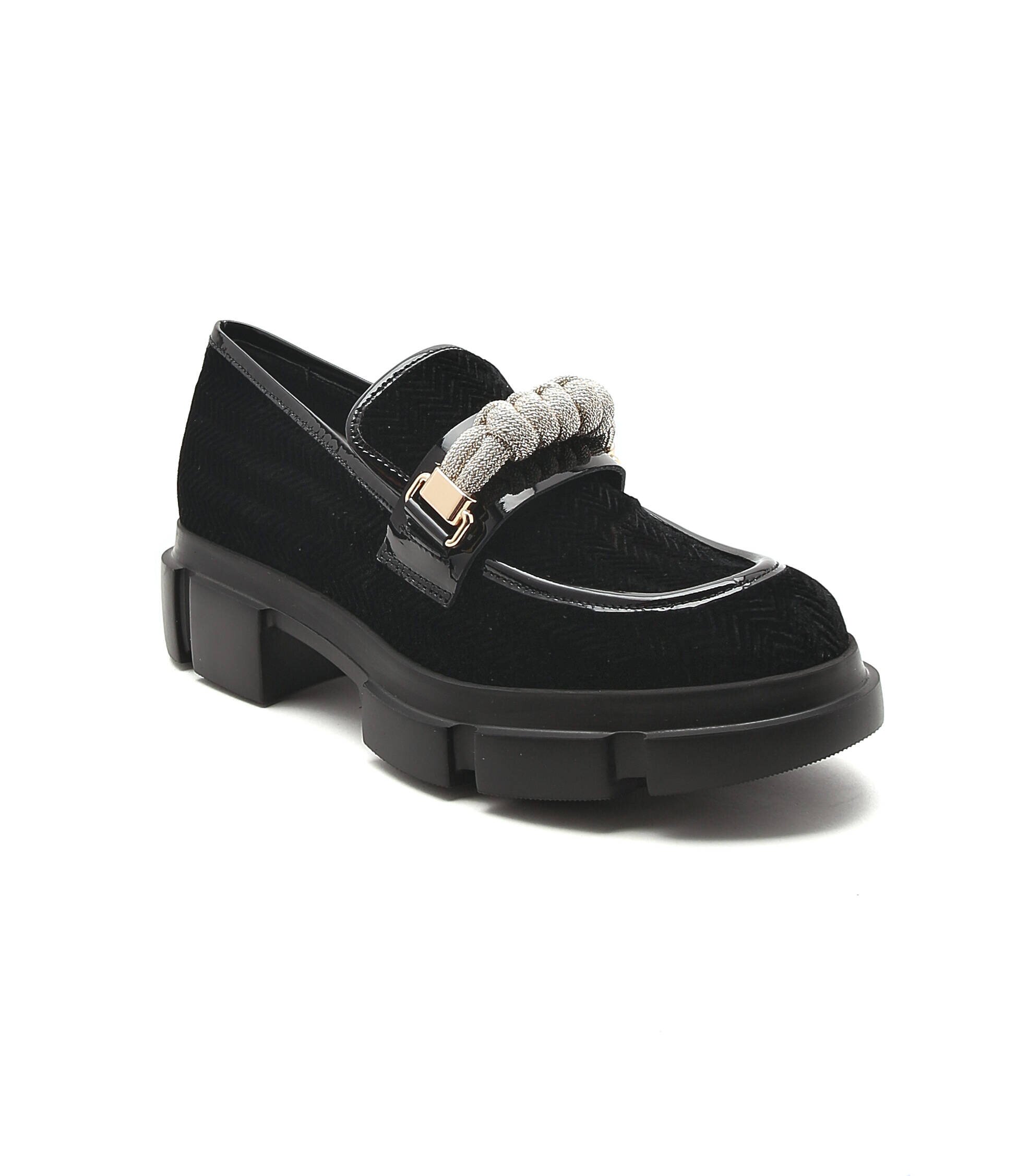 Pollini Mocasini cu adaos de piele