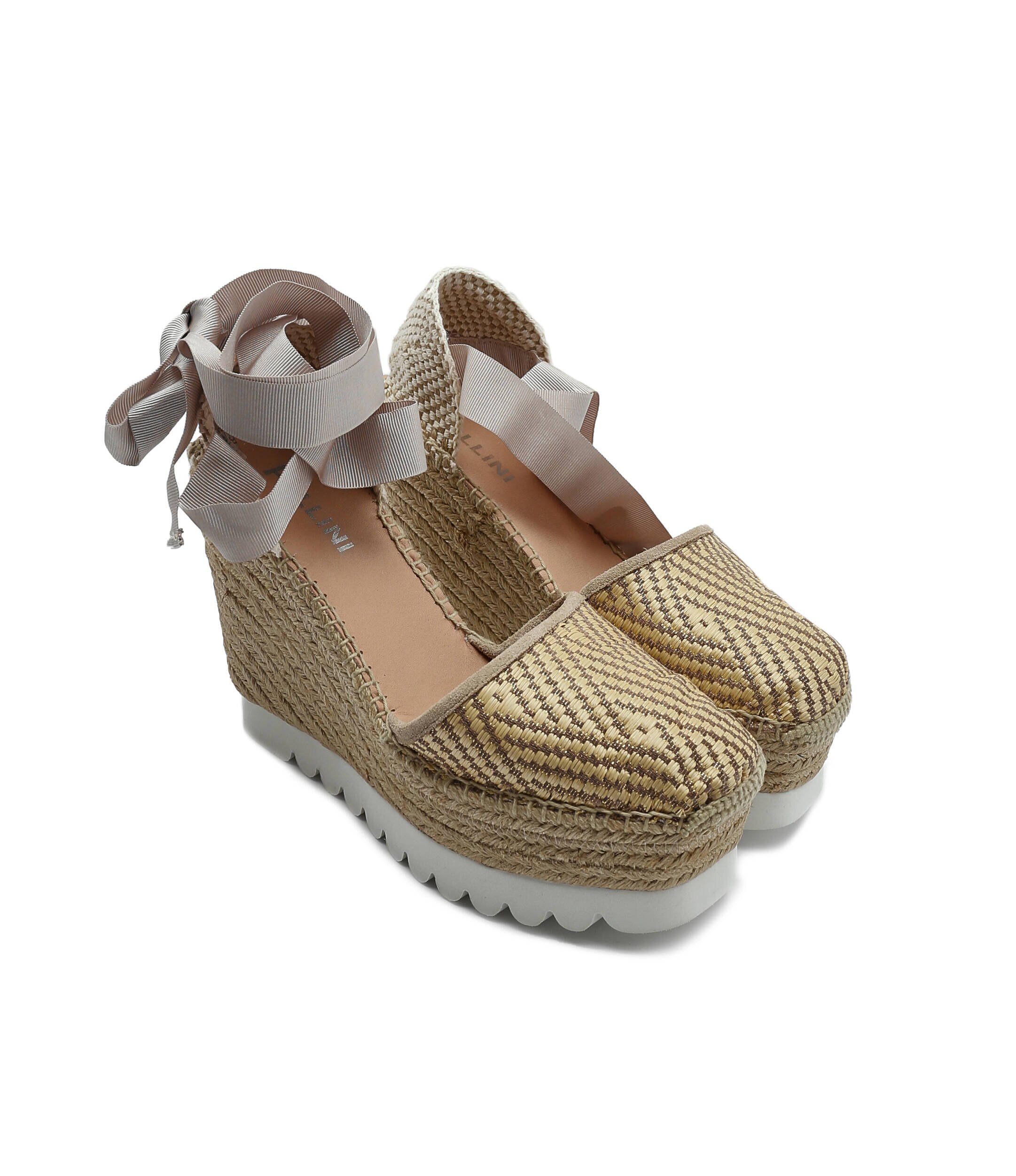 Pollini Platforme cu adaos de piele