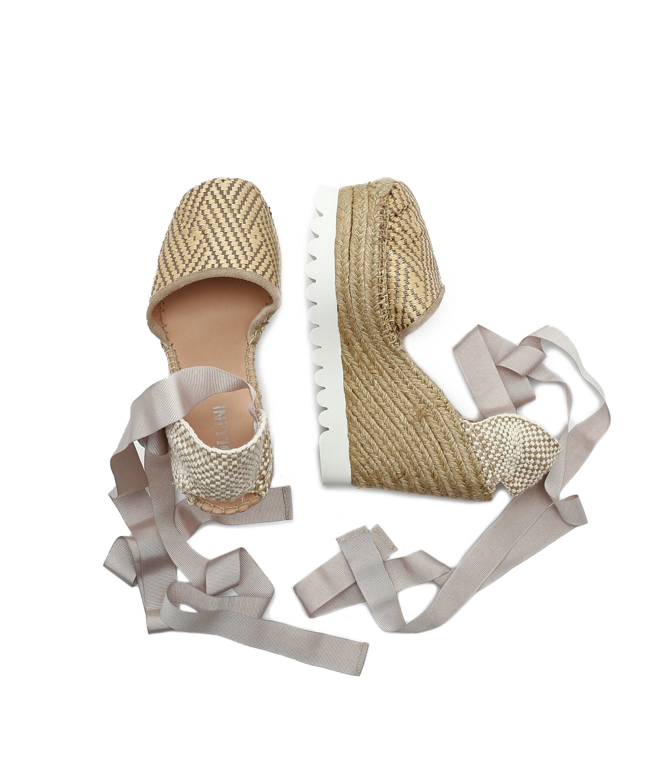 Pollini Platforme cu adaos de piele