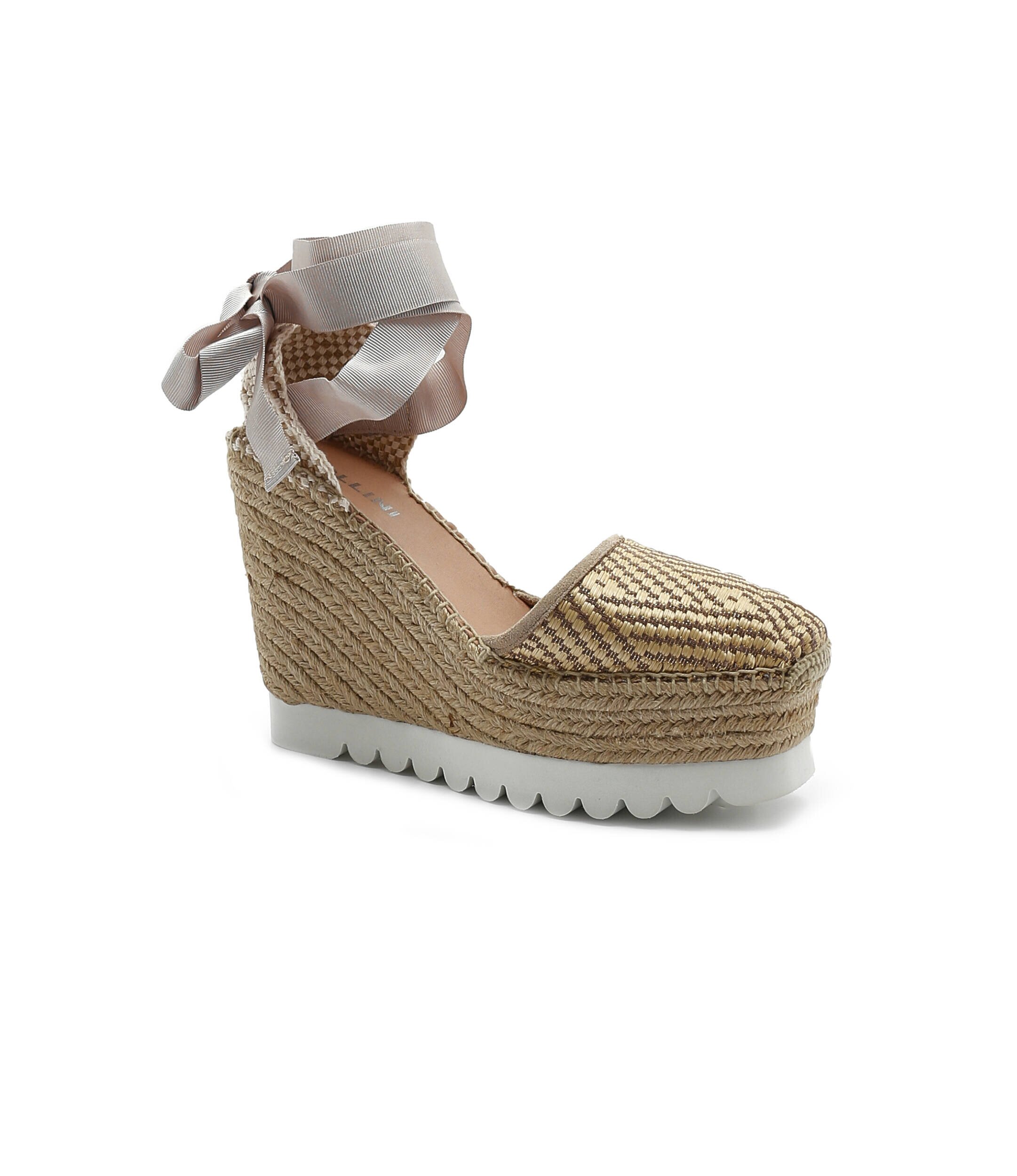 Pollini Platforme cu adaos de piele