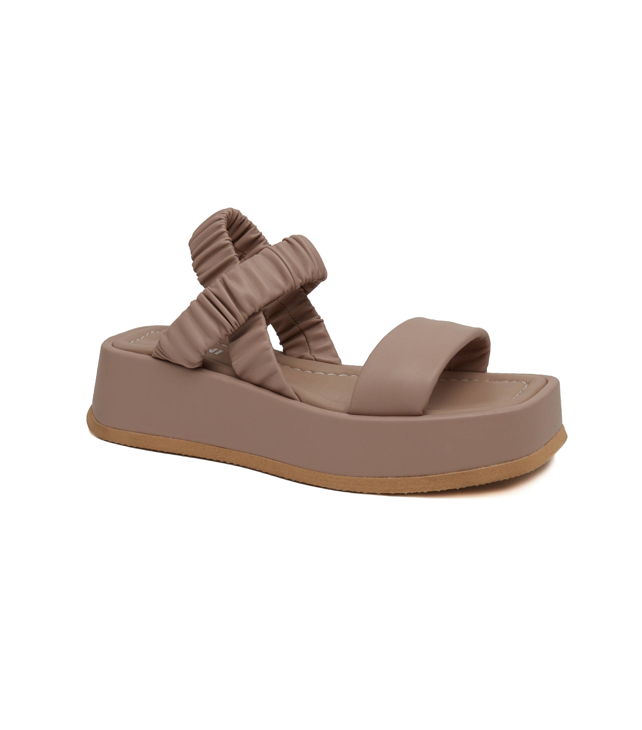 Pollini Sandale cu adaos de piele