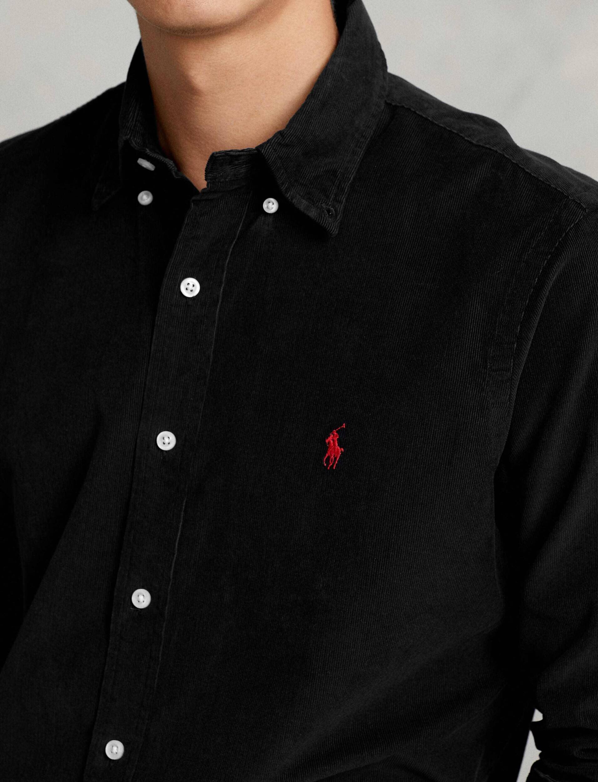 Polo Ralph Lauren Cămașă | Custom fit | catifea reiată