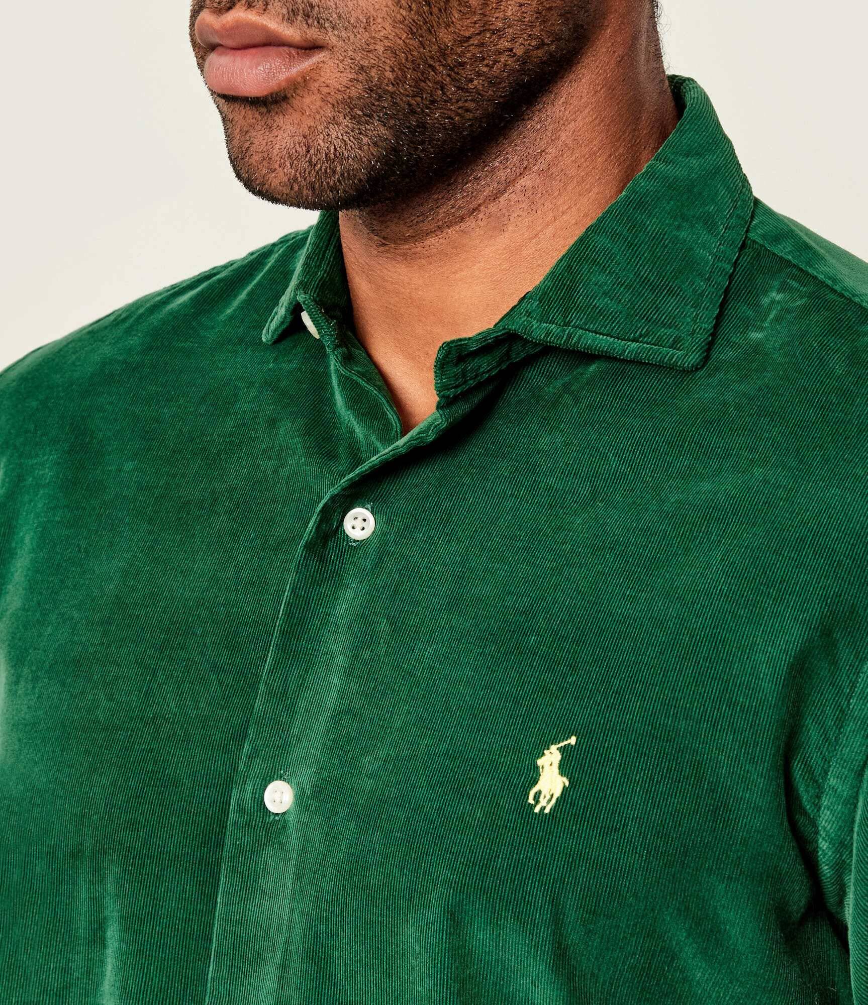 Polo Ralph Lauren Cămașă | Custom fit | catifea reiată