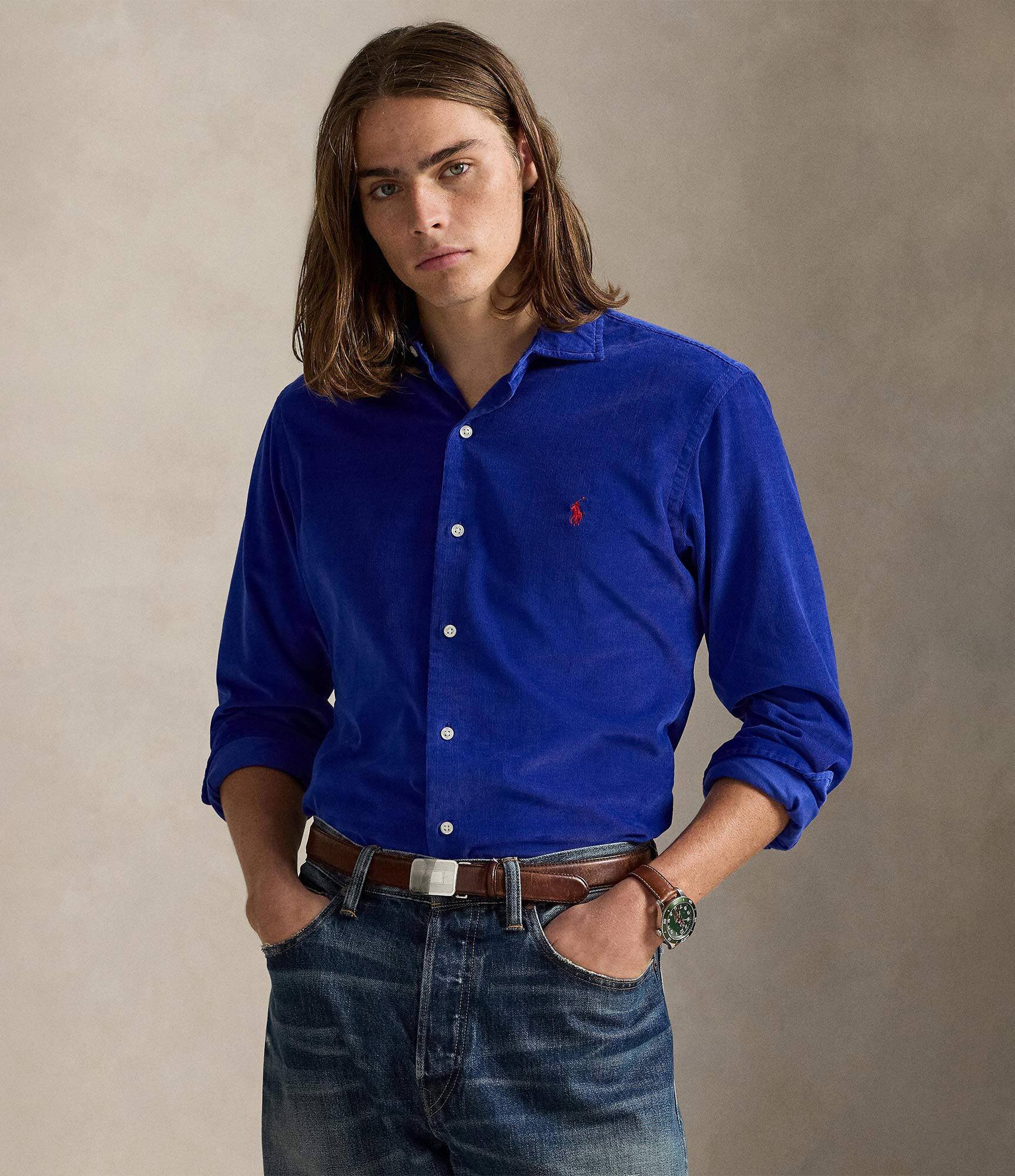 Polo Ralph Lauren Cămașă | Custom fit | catifea reiată