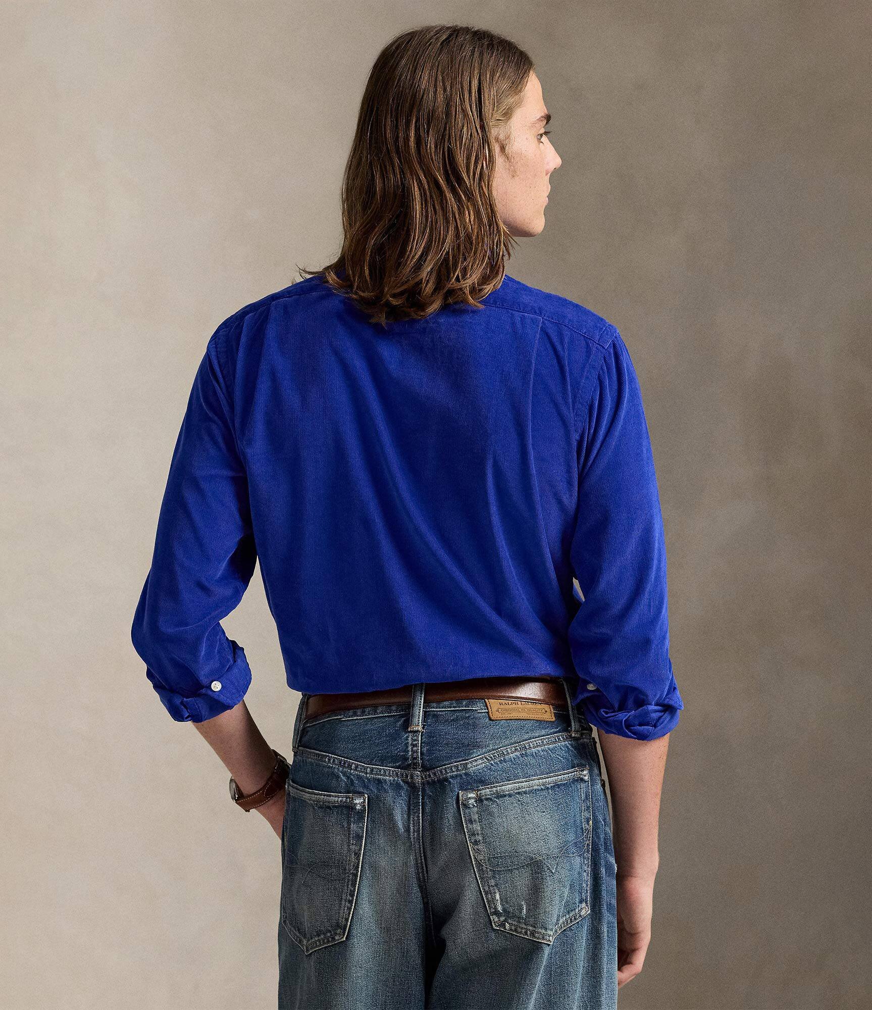Polo Ralph Lauren Cămașă | Custom fit | catifea reiată