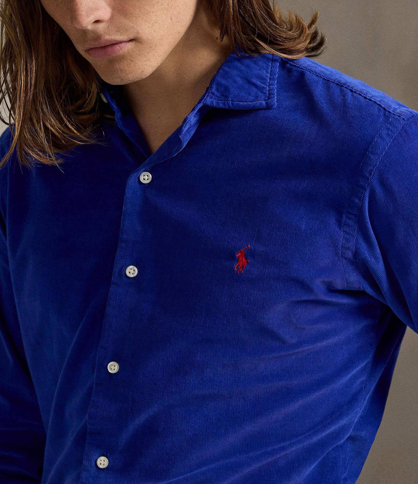 Polo Ralph Lauren Cămașă | Custom fit | catifea reiată