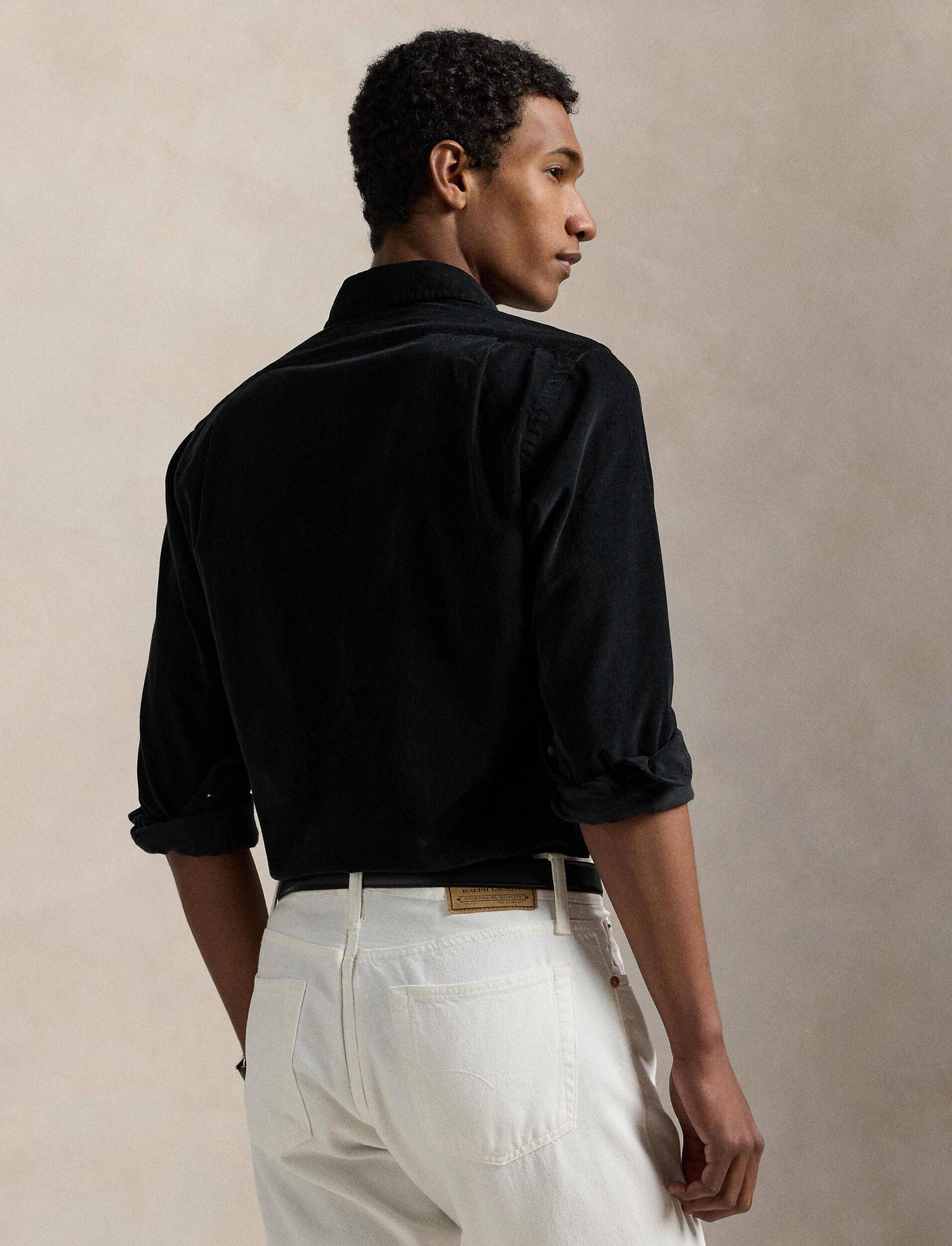 Polo Ralph Lauren Cămașă | Custom fit | catifea reiată