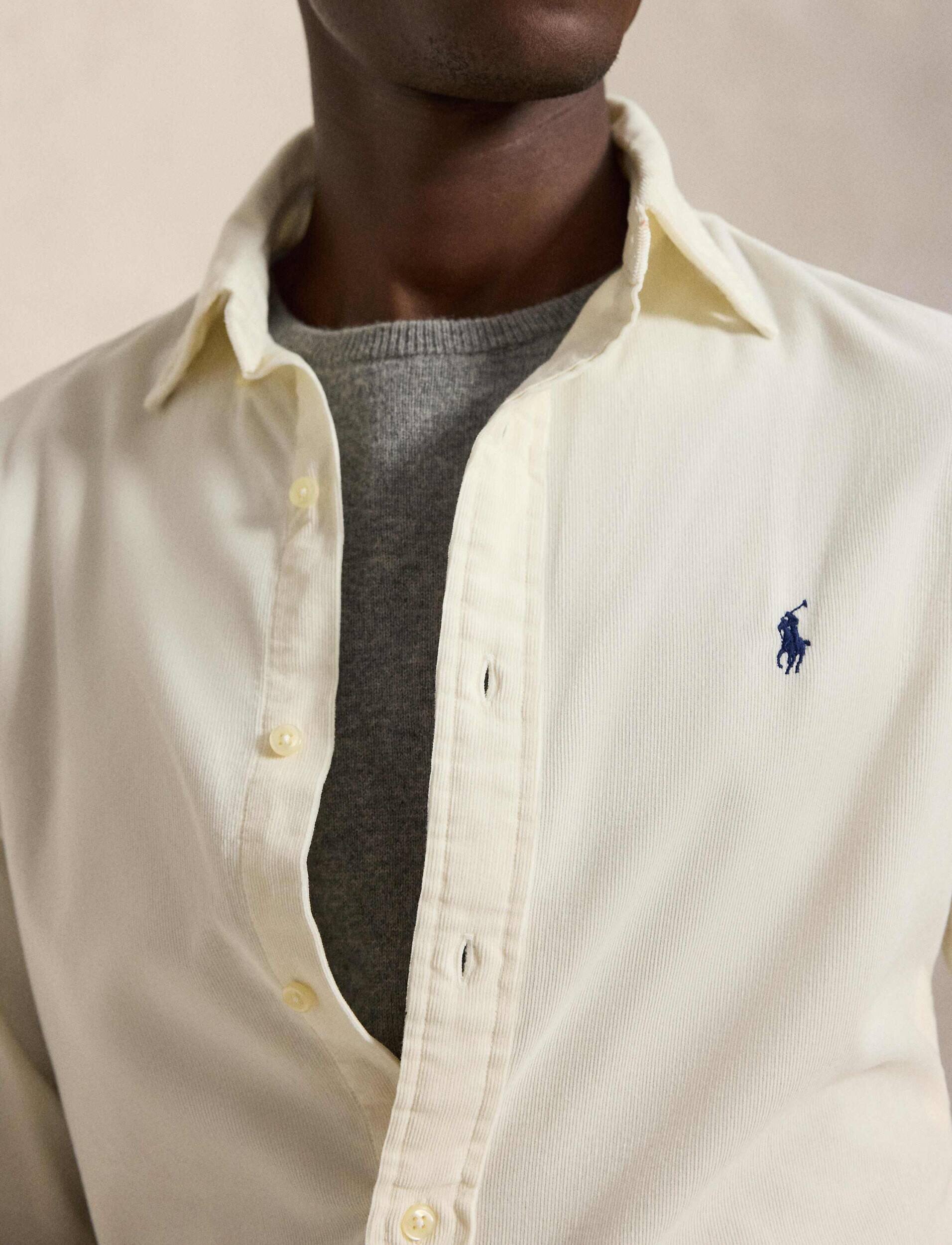 Polo Ralph Lauren Cămașă | Custom fit | catifea reiată