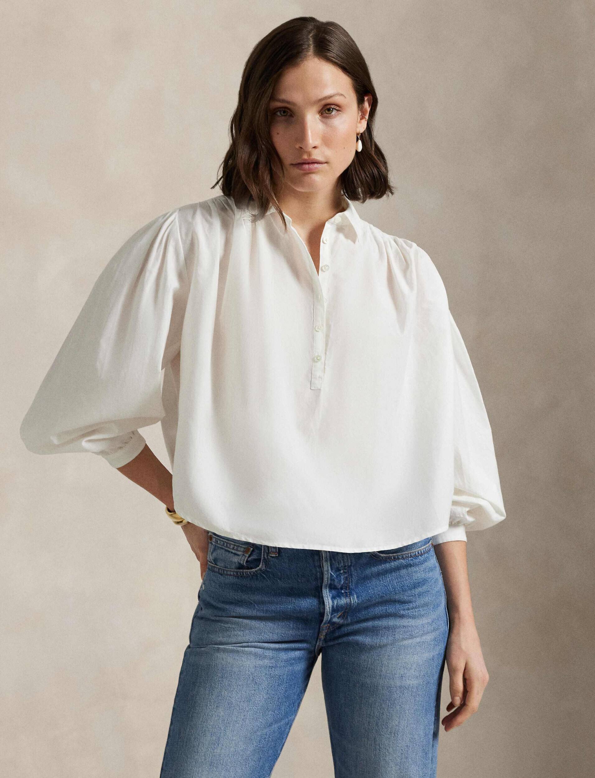 Polo Ralph Lauren Cămașă | Loose fit cu adaos de mătase