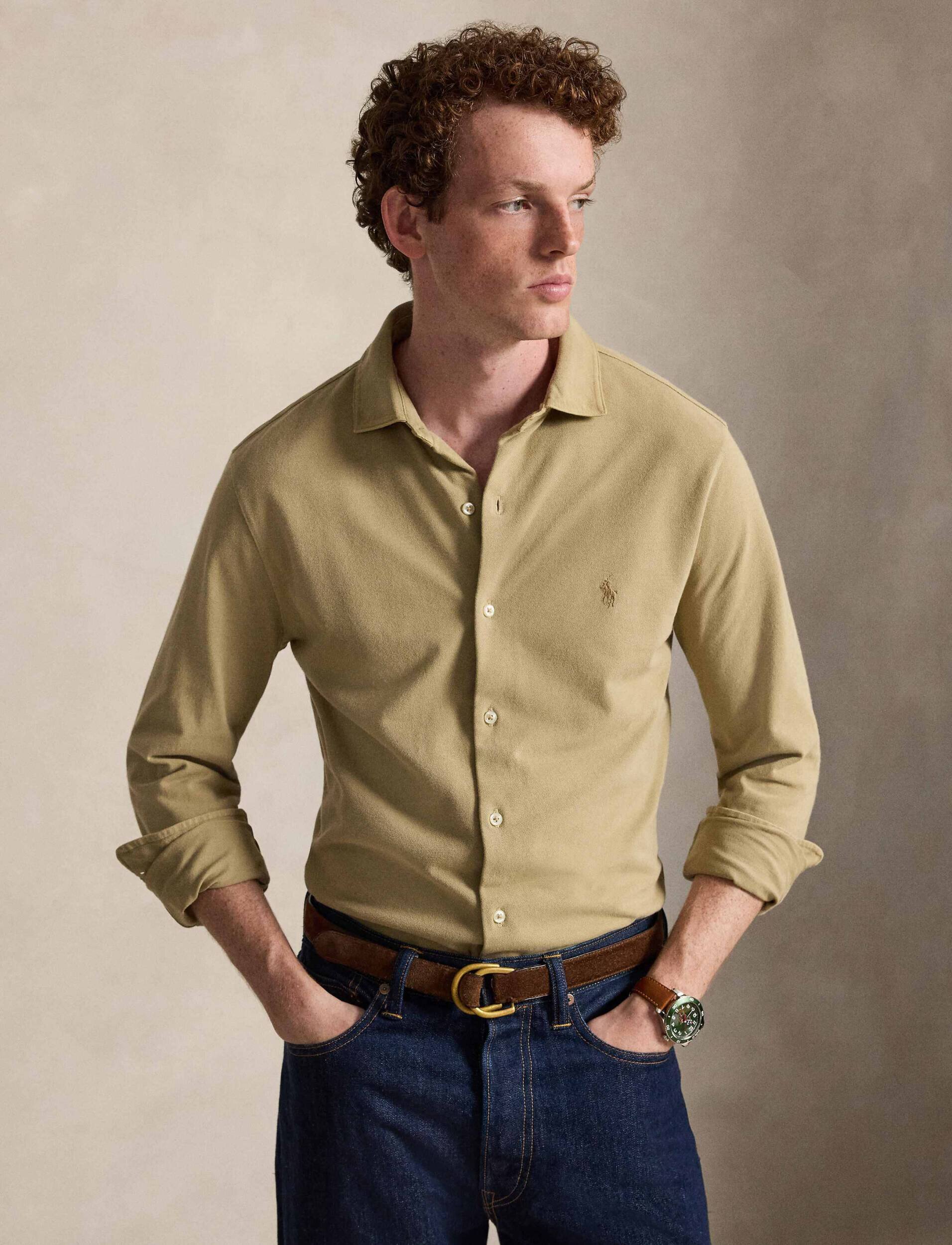 Polo Ralph Lauren Cămașă | regular fit weathered mesh