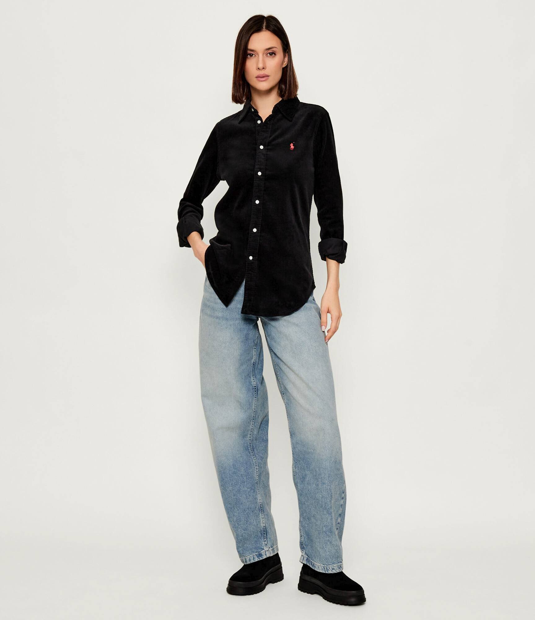 Polo Ralph Lauren Cămașă | Slim Fit | catifea reiată