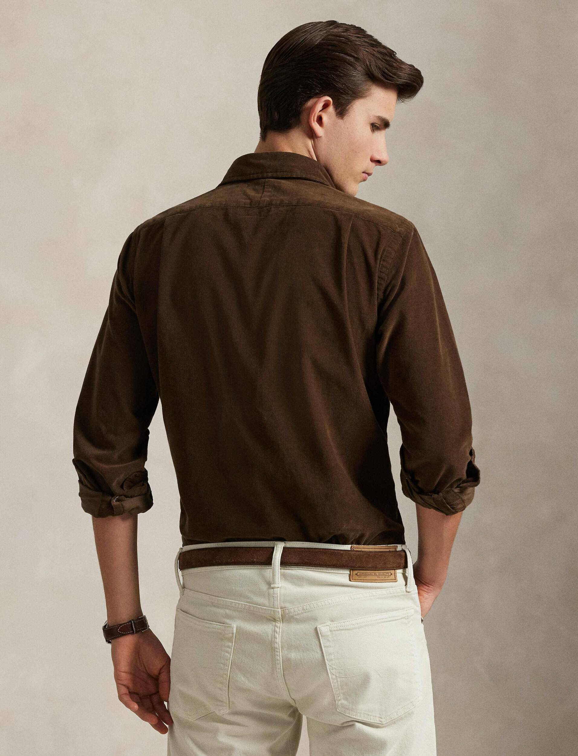 Polo Ralph Lauren Cămașă | Slim Fit | catifea reiată