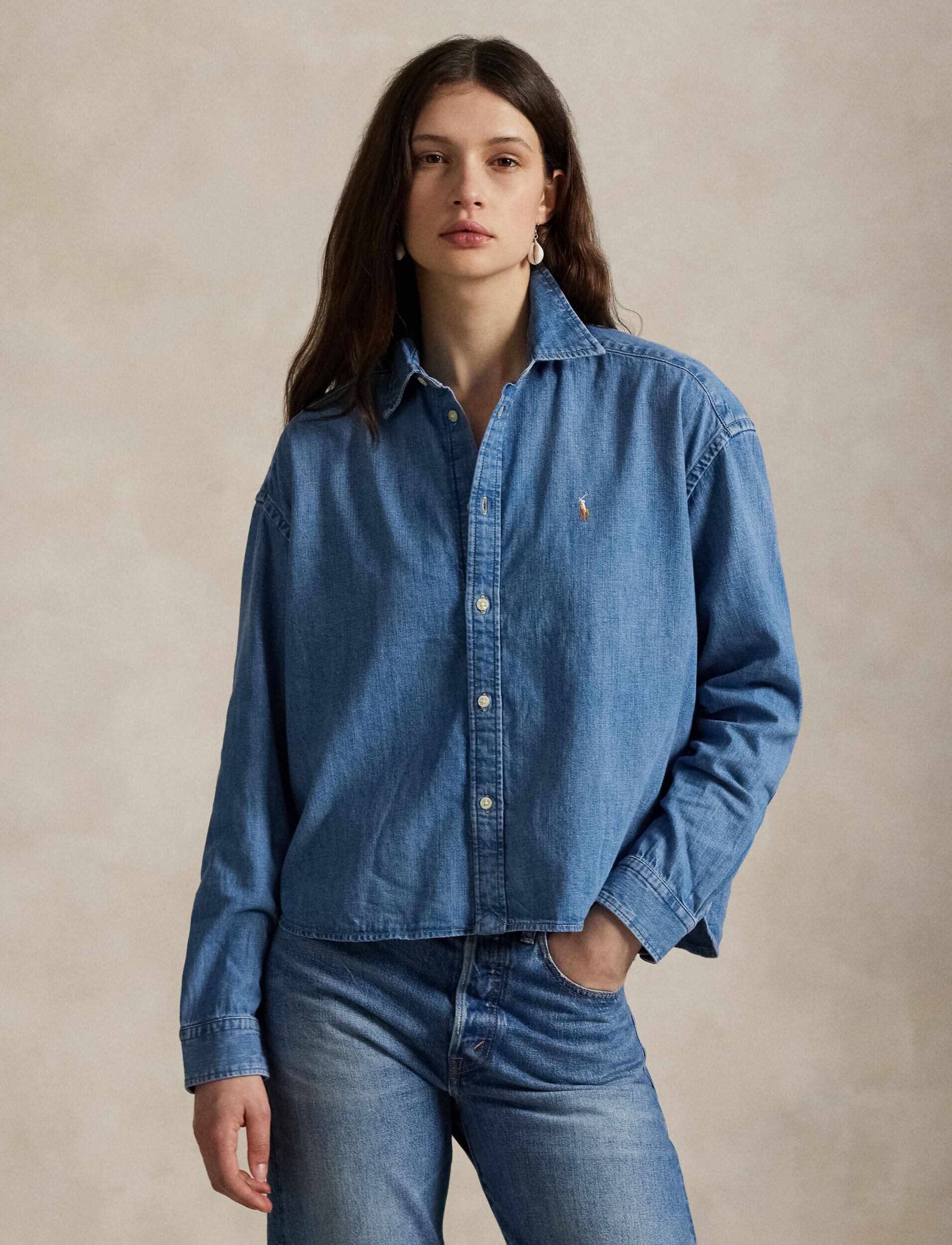 Polo Ralph Lauren De blugi cămașă | Loose fit