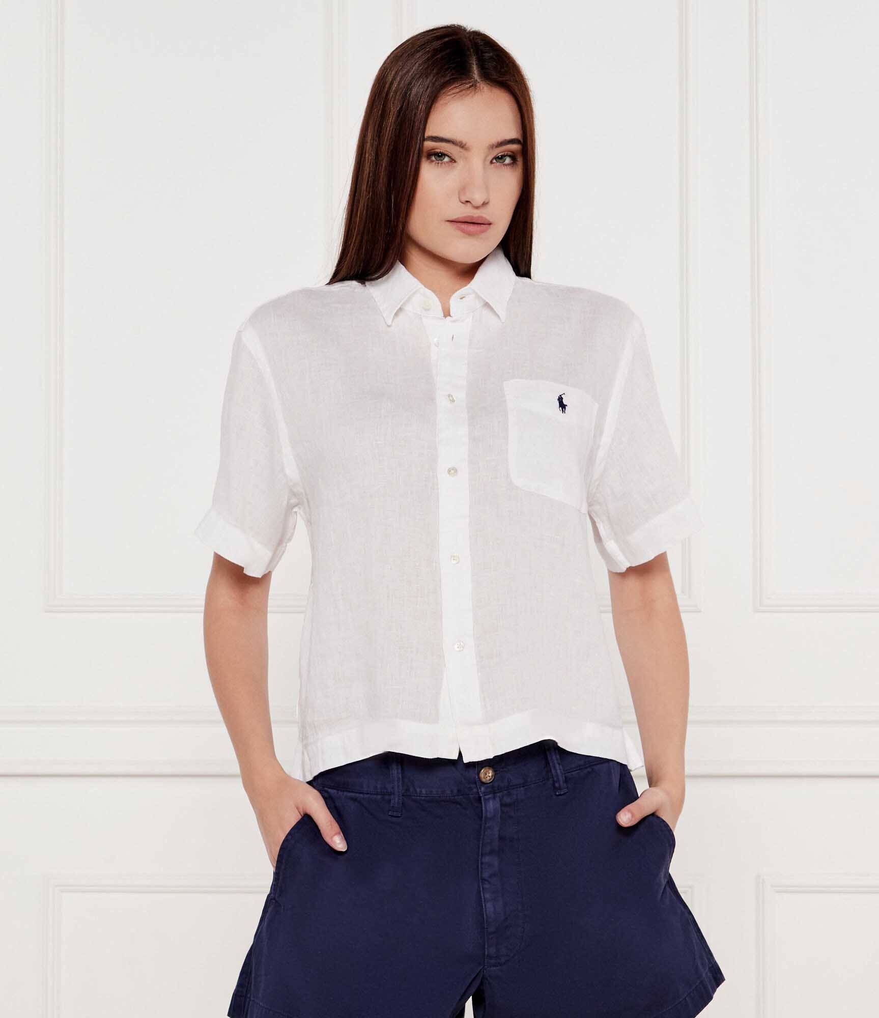 Polo Ralph Lauren De in cămașă SAYNA | Cropped Fit