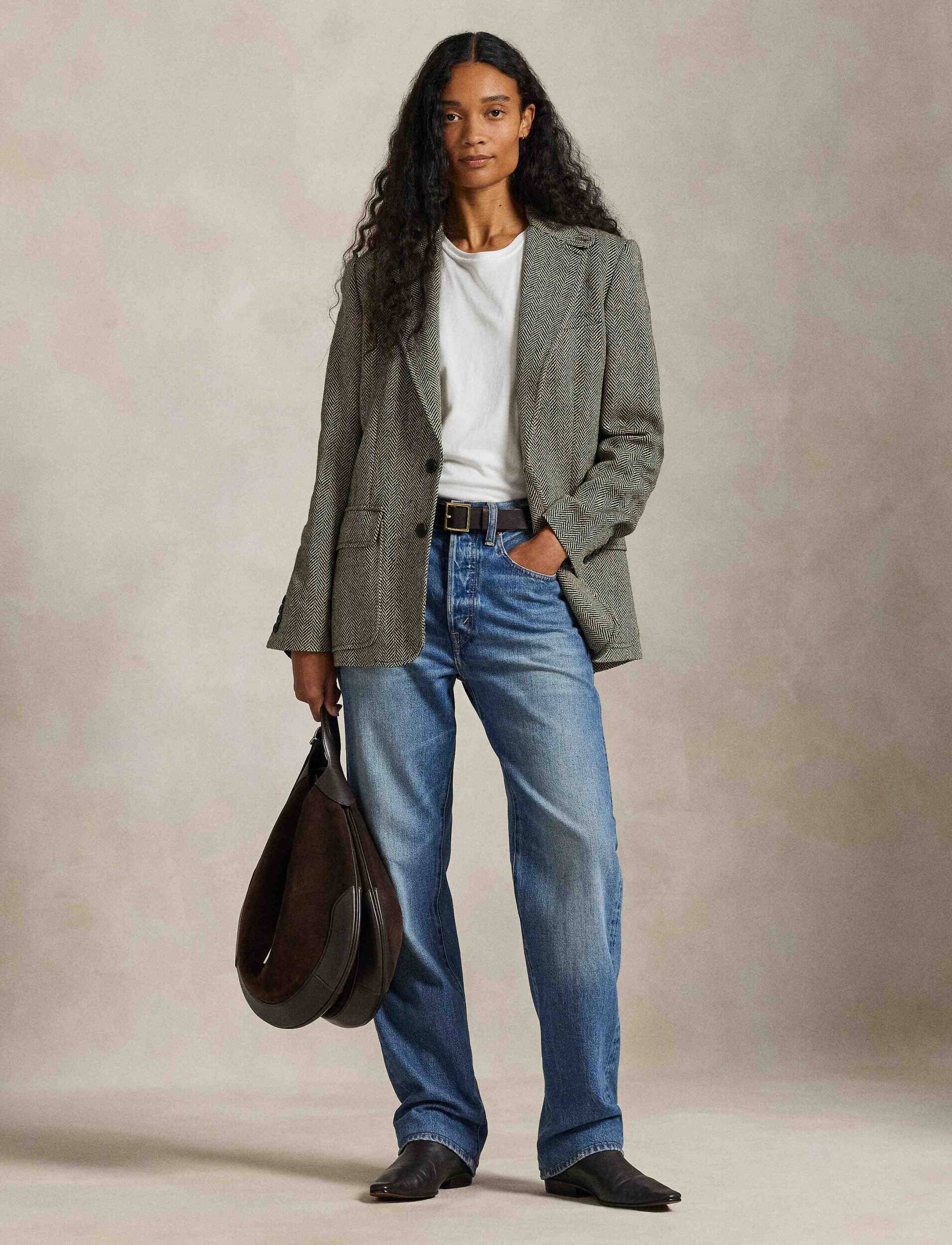 Polo Ralph Lauren De in sacou HERTIAGE | Straight fit cu adaos de mătase