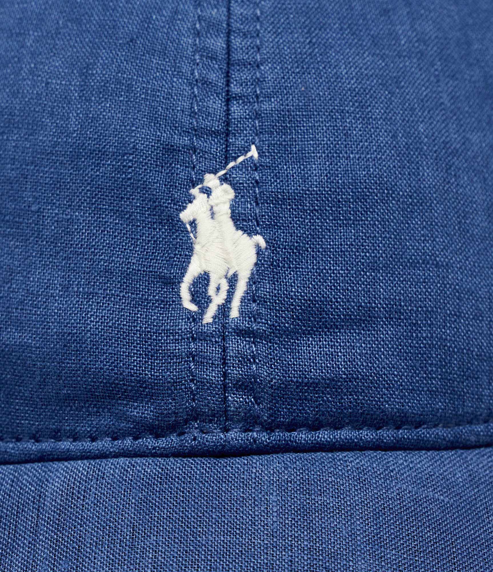 Polo Ralph Lauren De in șapcă baseball cu adaos de piele