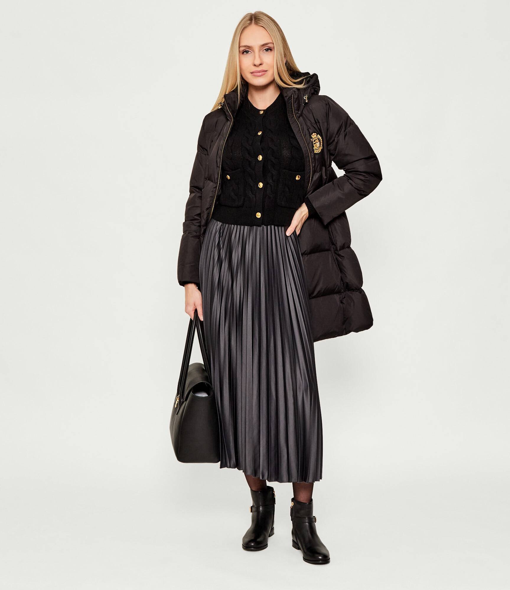 Polo Ralph Lauren De lână cardigan Cable | Cropped Fit cu adaos de cașmir