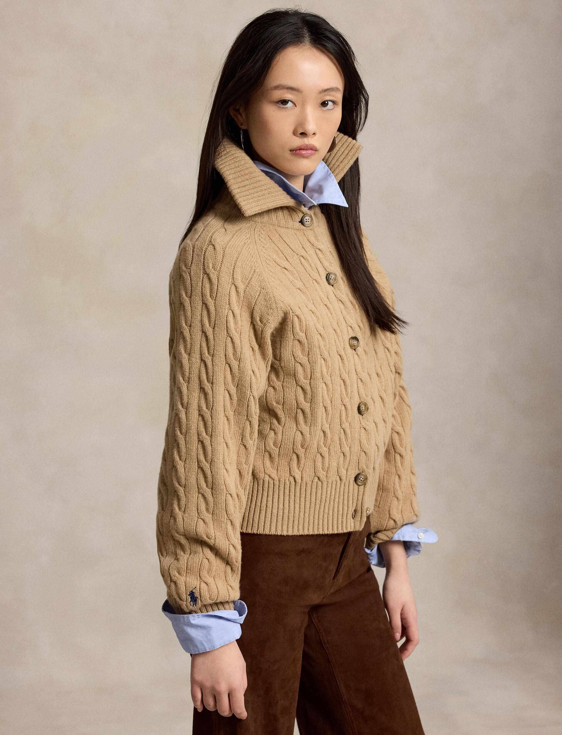 Polo Ralph Lauren De lână cardigan | Relaxed fit cu adaos de cașmir