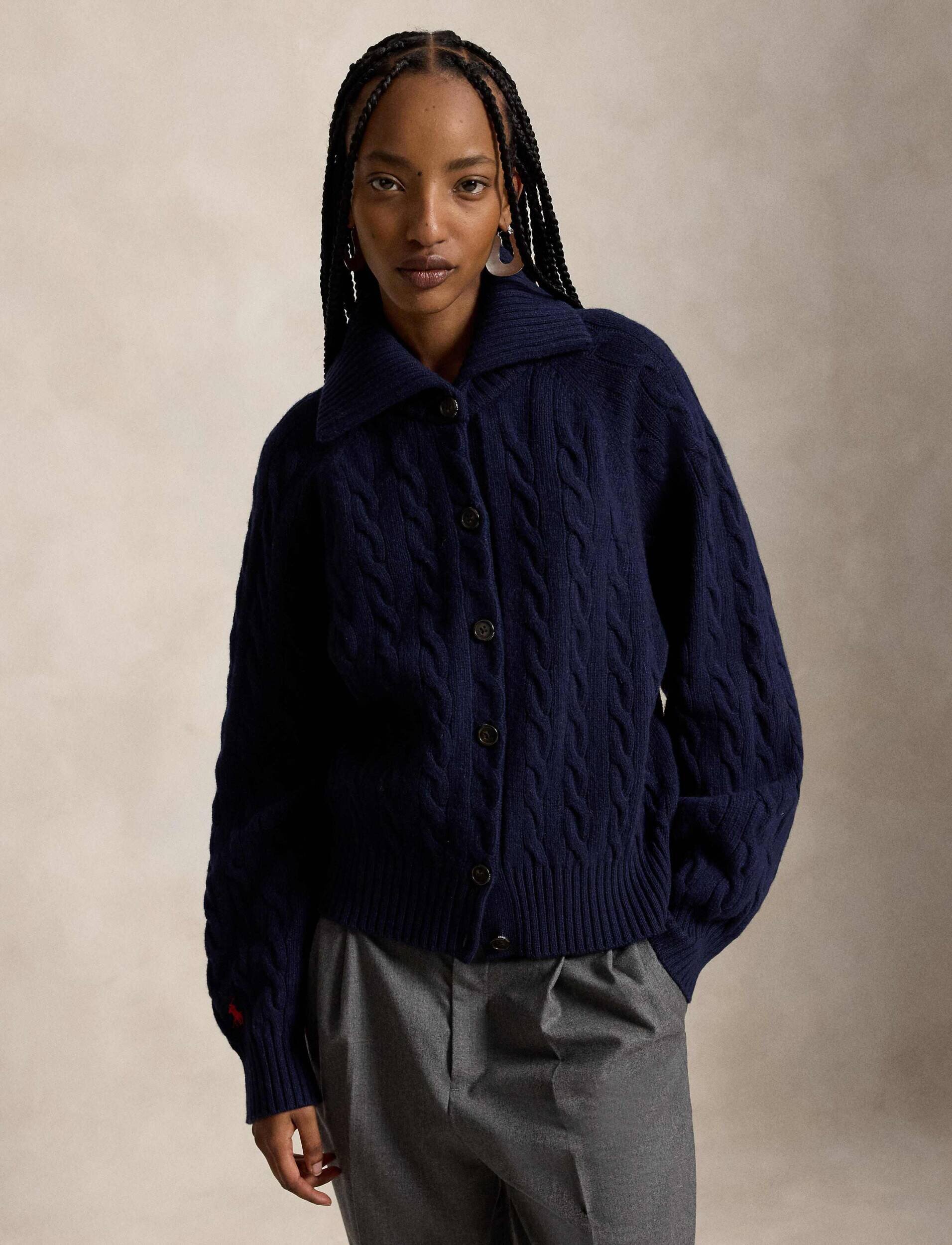Polo Ralph Lauren De lână cardigan | Relaxed fit cu adaos de cașmir