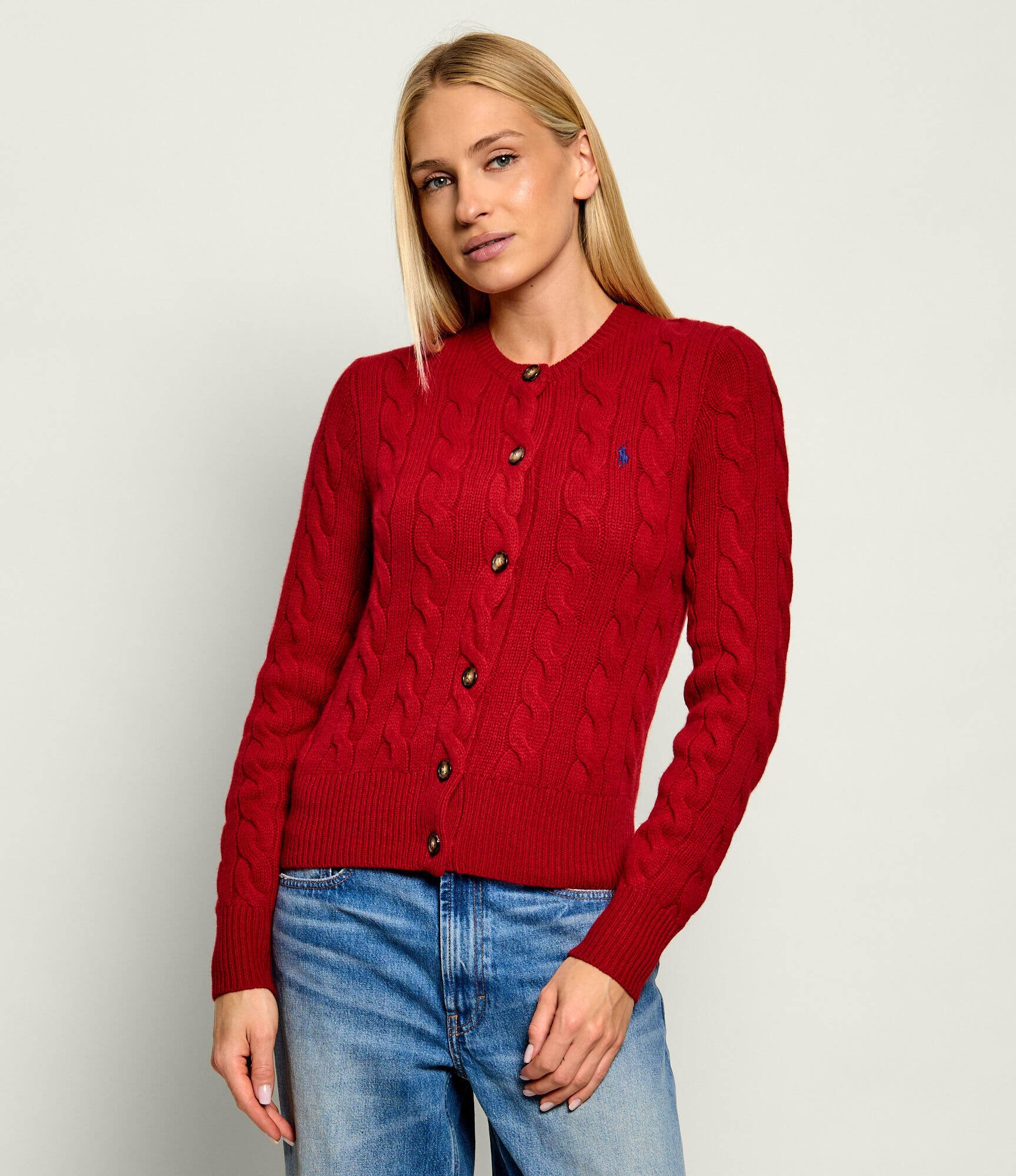 Polo Ralph Lauren De lână cardigan | Slim Fit cu adaos de cașmir