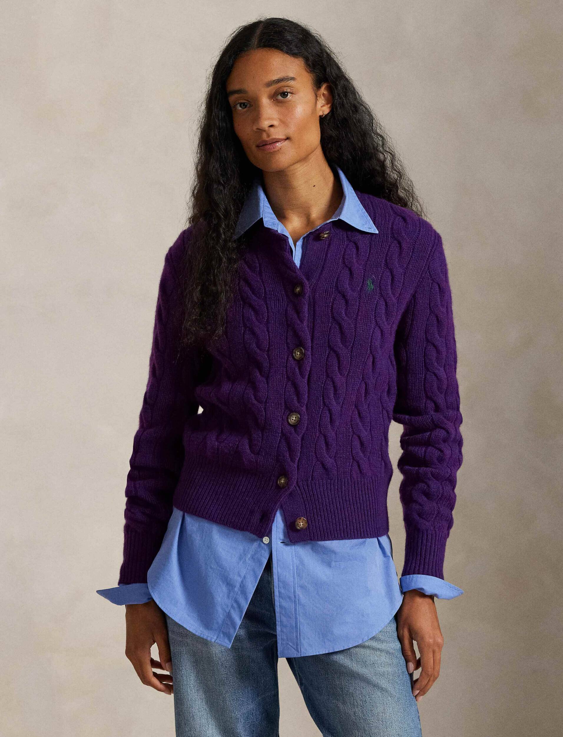 Polo Ralph Lauren De lână cardigan | Slim Fit cu adaos de cașmir