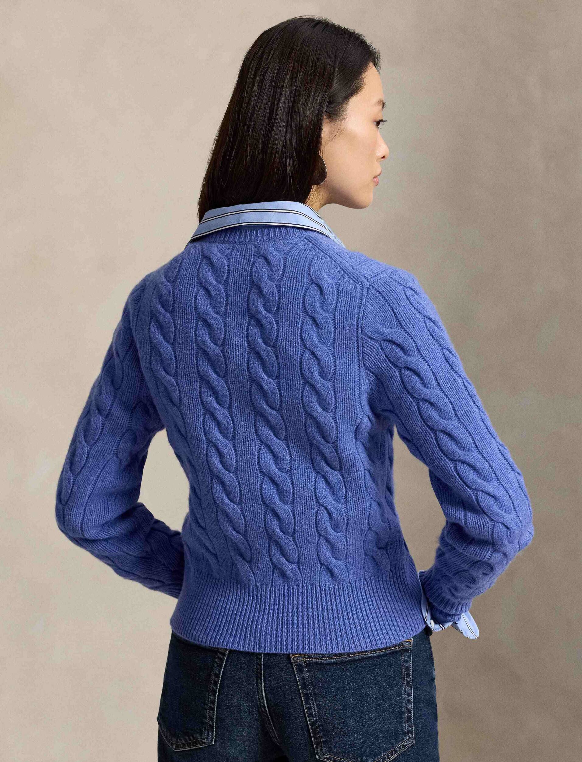Polo Ralph Lauren De lână cardigan | Slim Fit cu adaos de cașmir