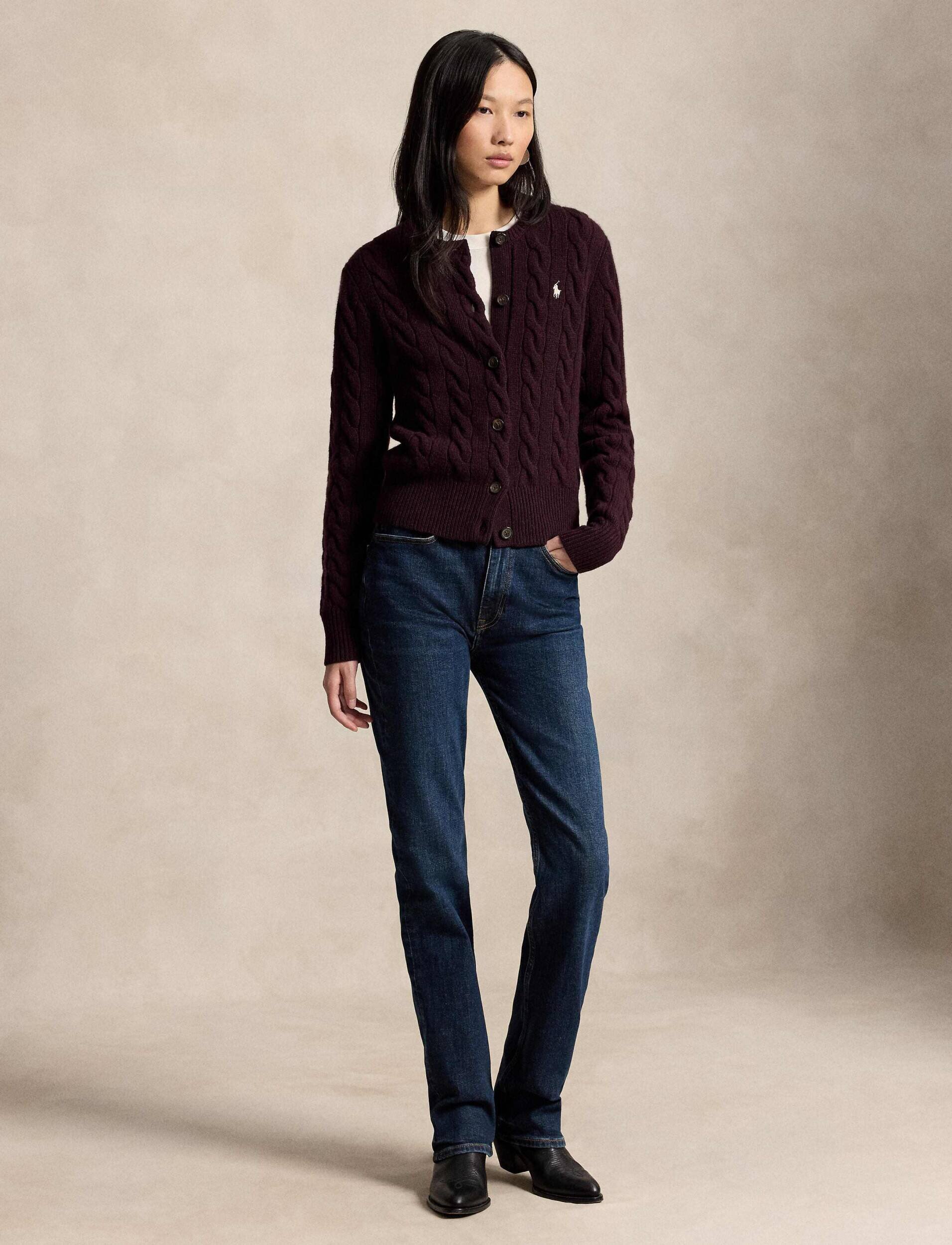 Polo Ralph Lauren De lână cardigan | Slim Fit cu adaos de cașmir