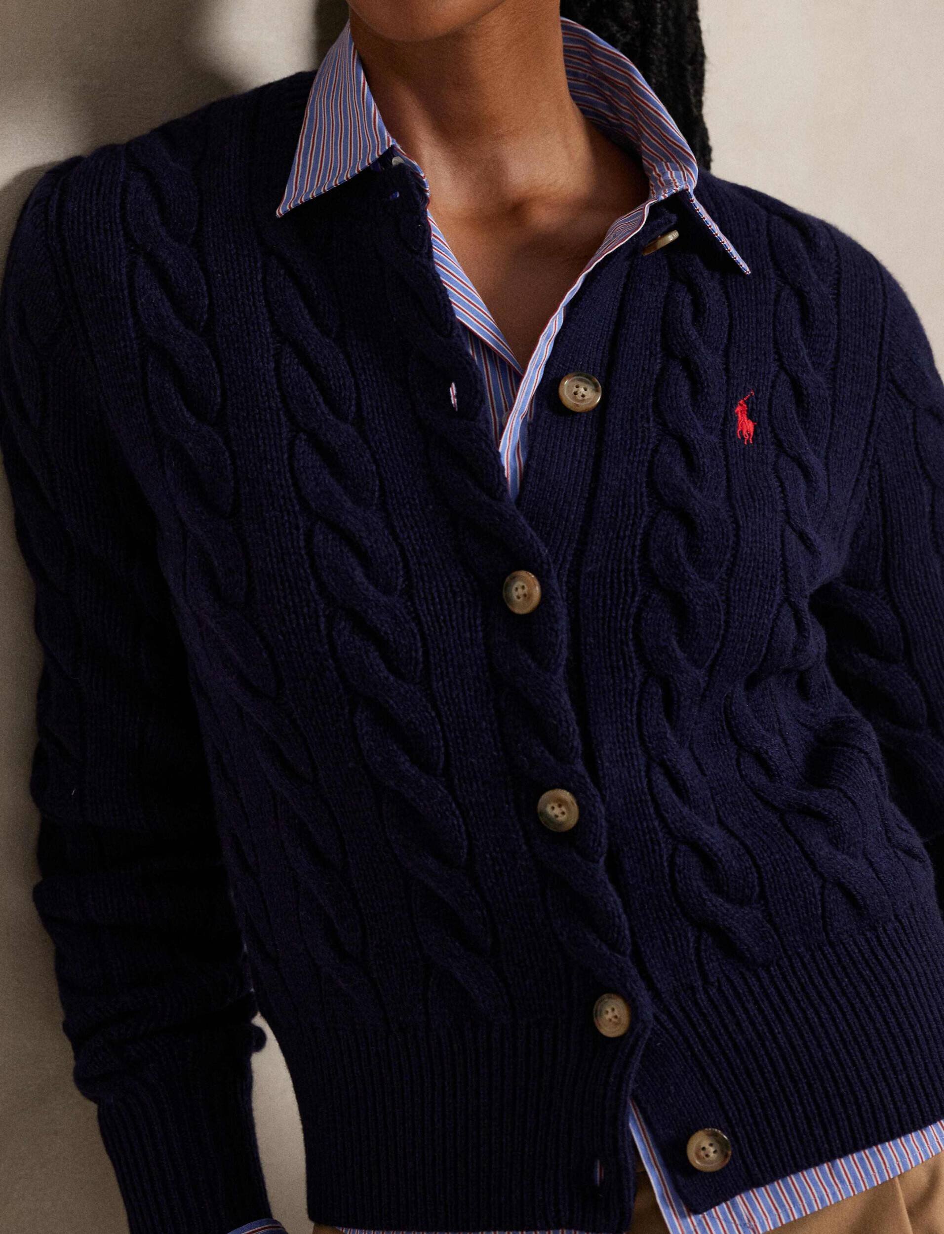Polo Ralph Lauren De lână cardigan | Slim Fit cu adaos de cașmir