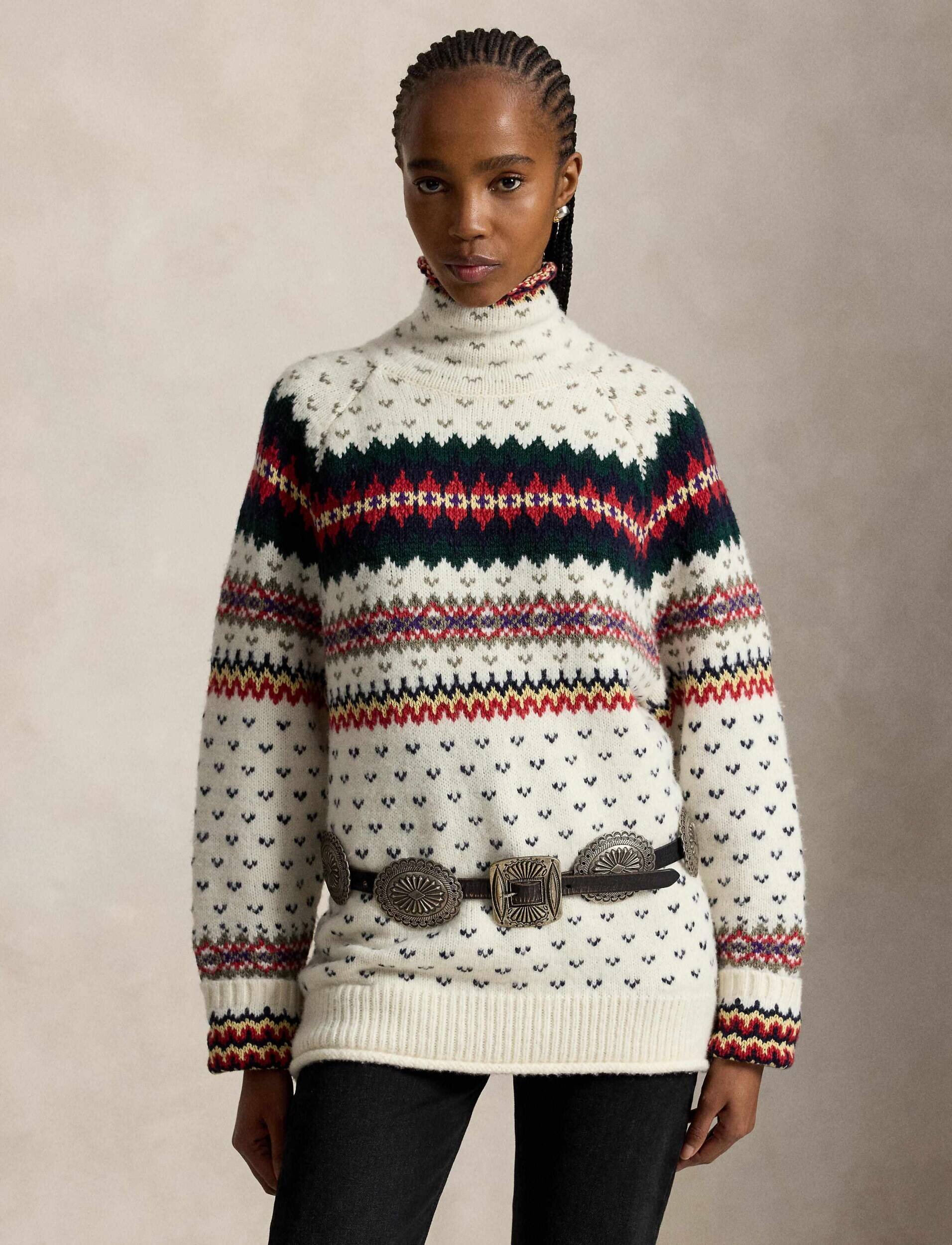 Polo Ralph Lauren De lână maletă Fair Isle | Relaxed fit