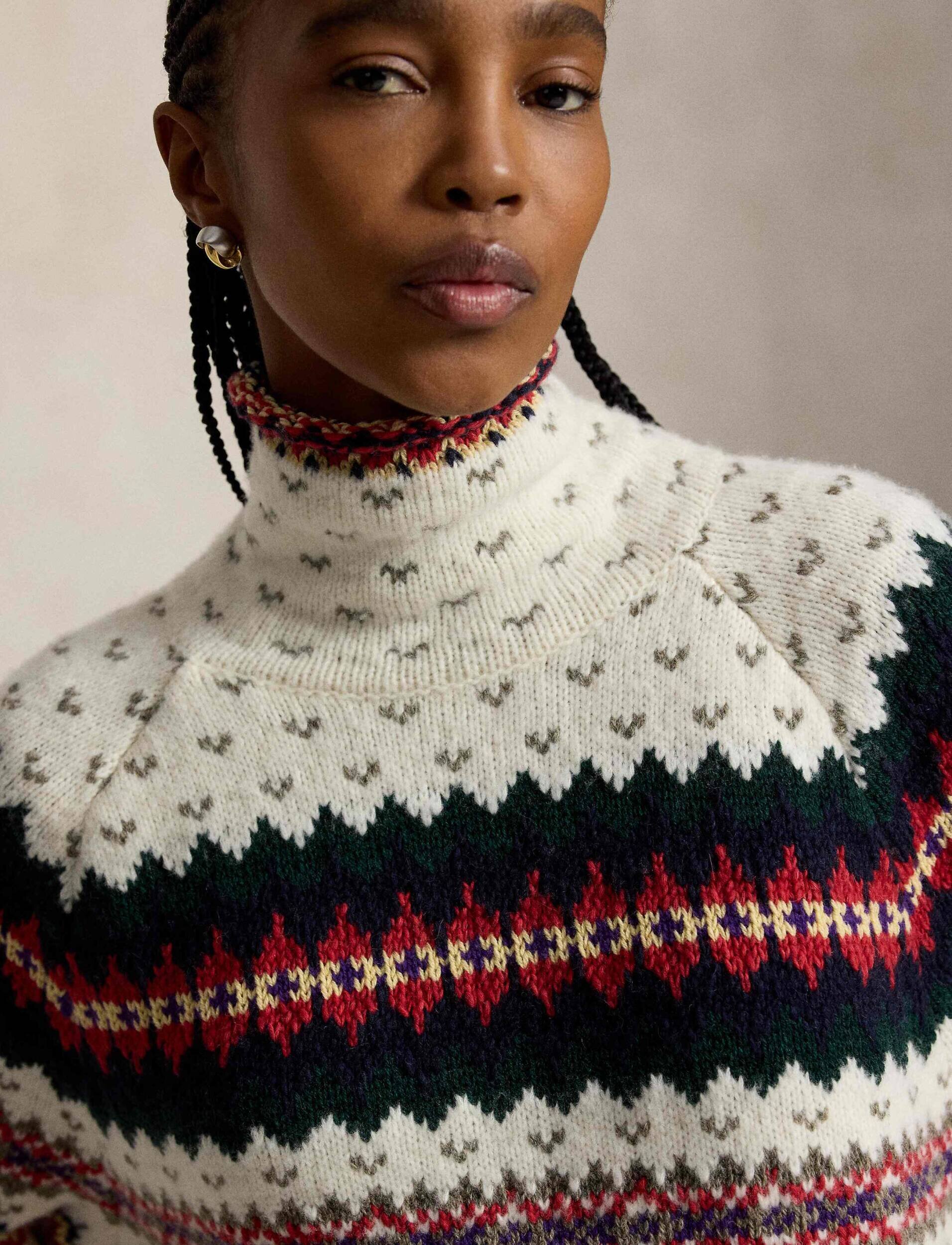 Polo Ralph Lauren De lână maletă Fair Isle | Relaxed fit