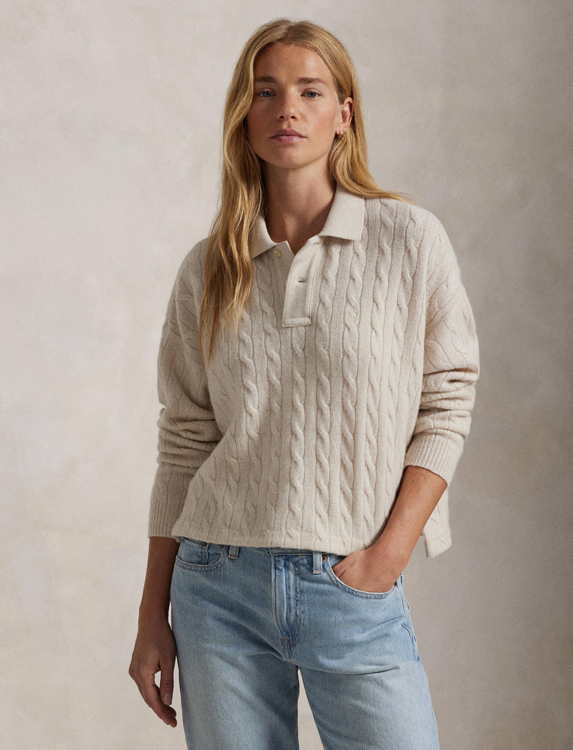 Polo Ralph Lauren De lână pulover | Cropped Fit cu adaos de cașmir