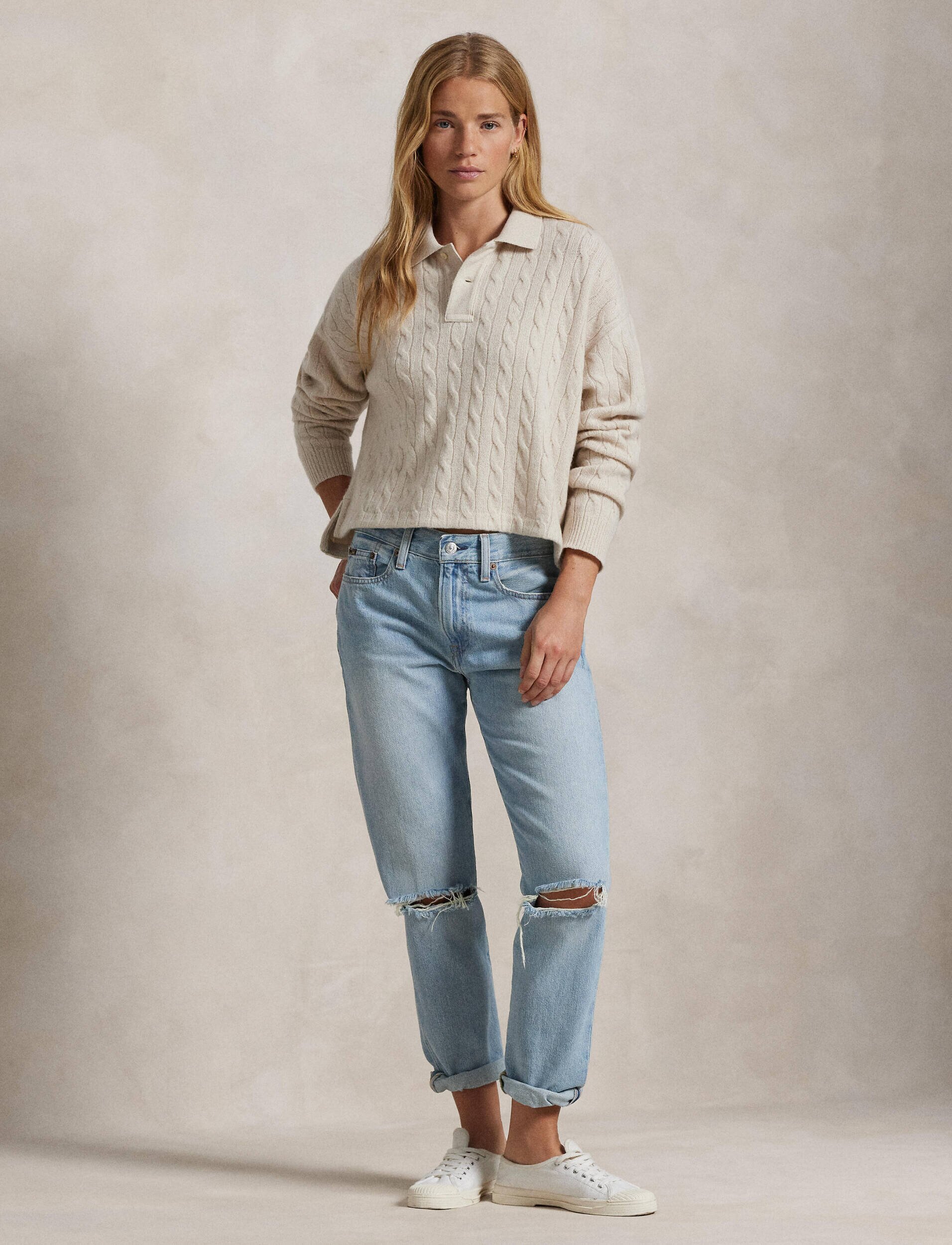 Polo Ralph Lauren De lână pulover | Cropped Fit cu adaos de cașmir