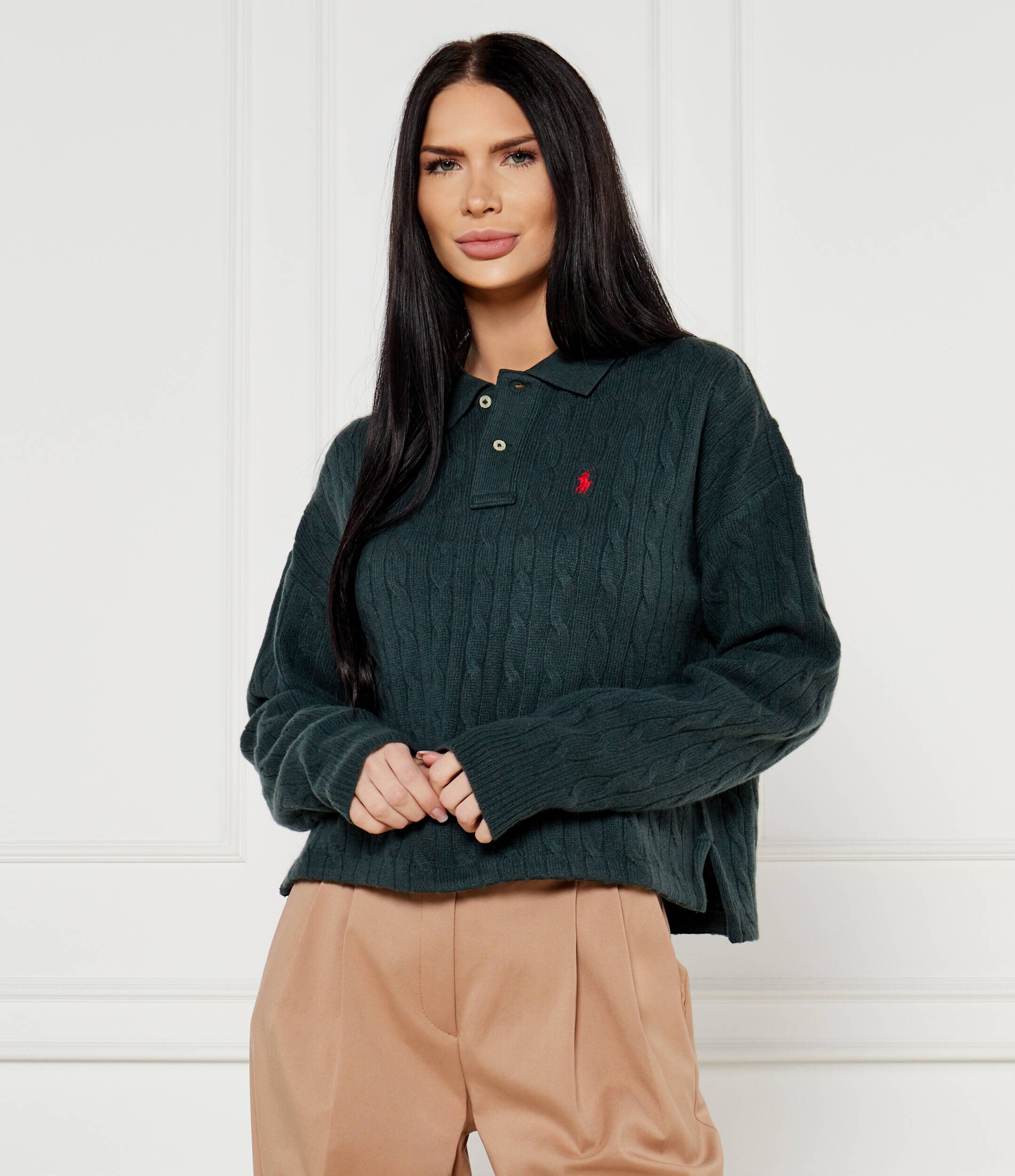 Polo Ralph Lauren De lână pulover | Cropped Fit cu adaos de cașmir