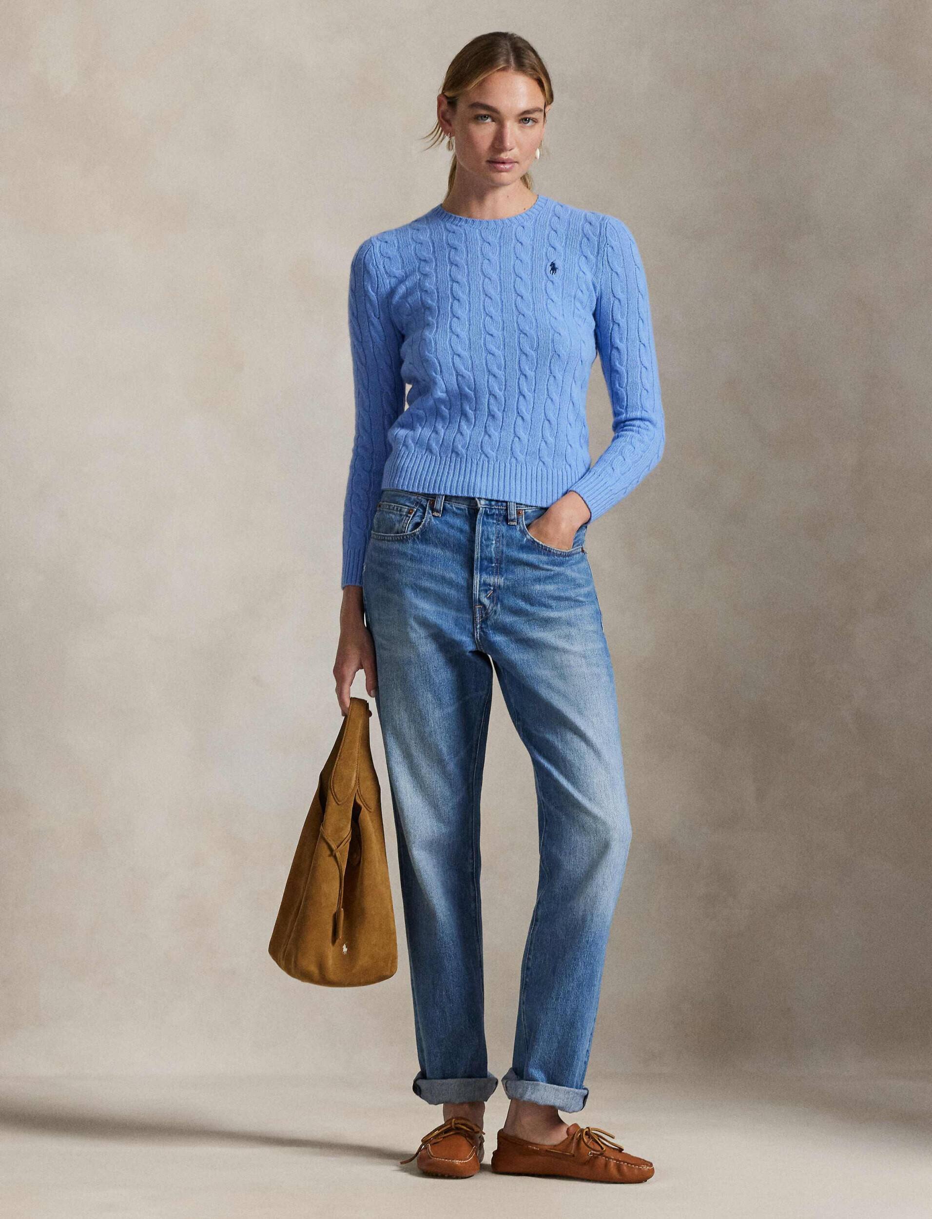 Polo Ralph Lauren De lână pulover Julianna | regular fit cu adaos de cașmir