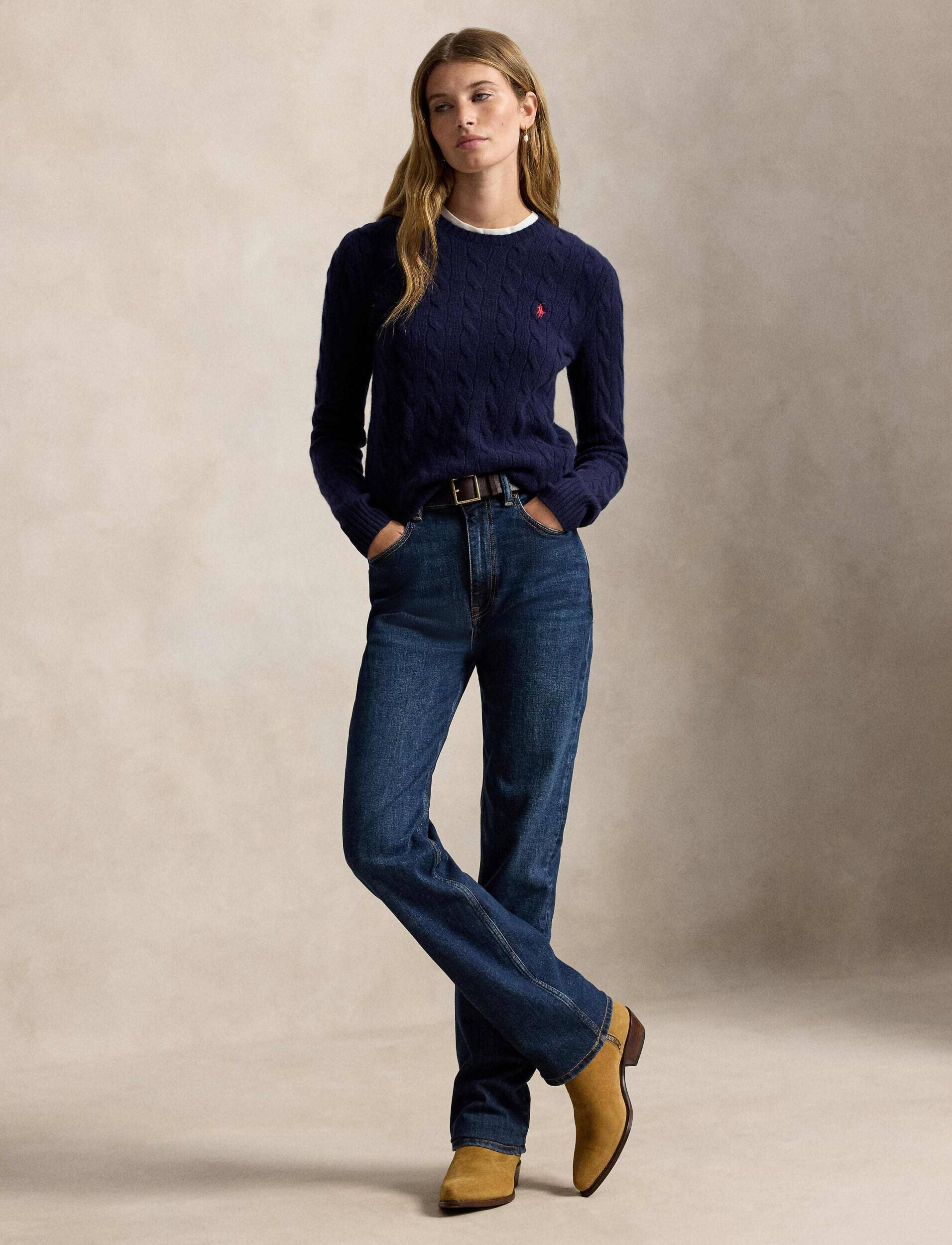 Polo Ralph Lauren De lână pulover Julianna | regular fit cu adaos de cașmir