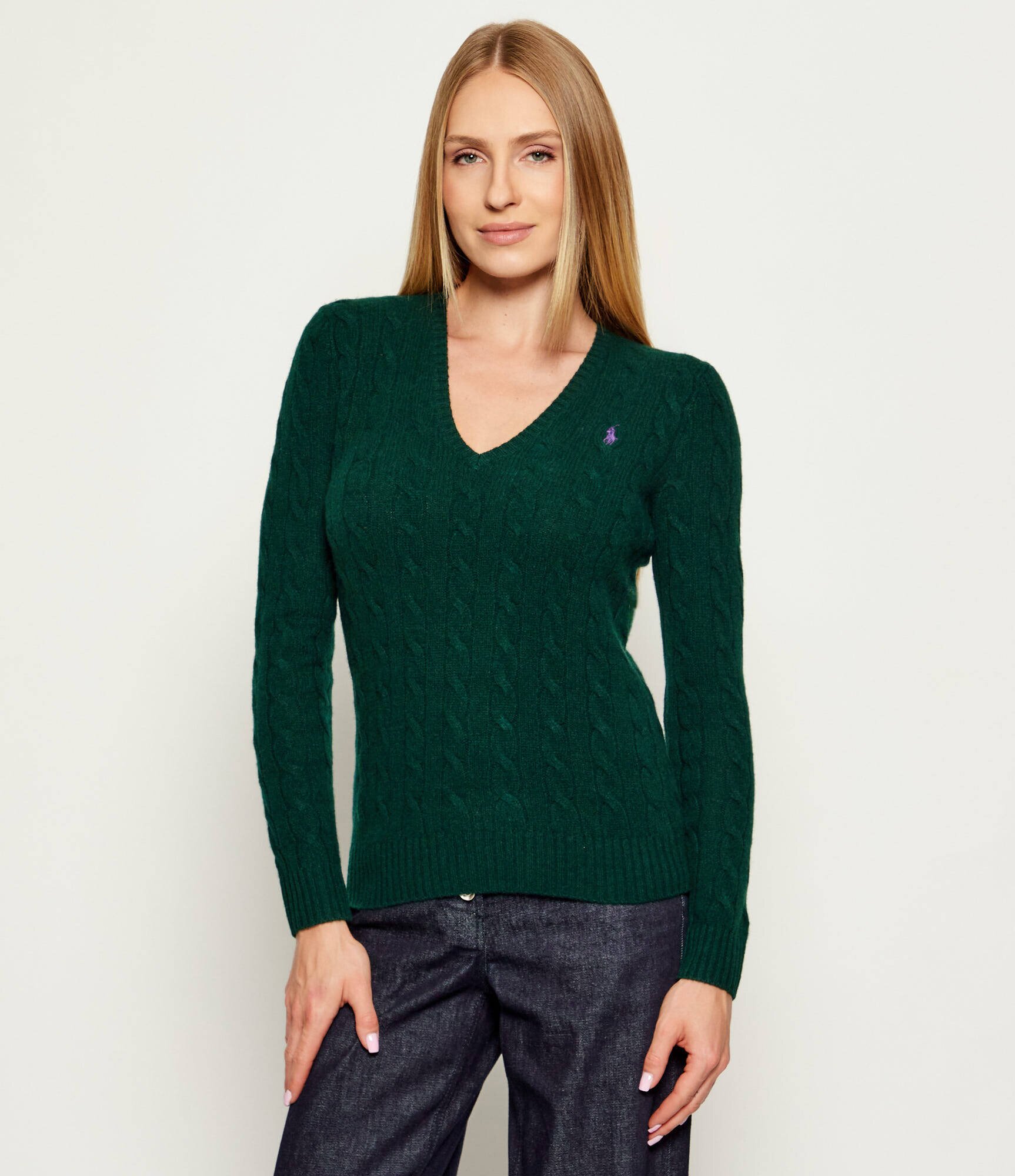Polo Ralph Lauren De lână pulover Kimberly | Slim Fit cu adaos de cașmir